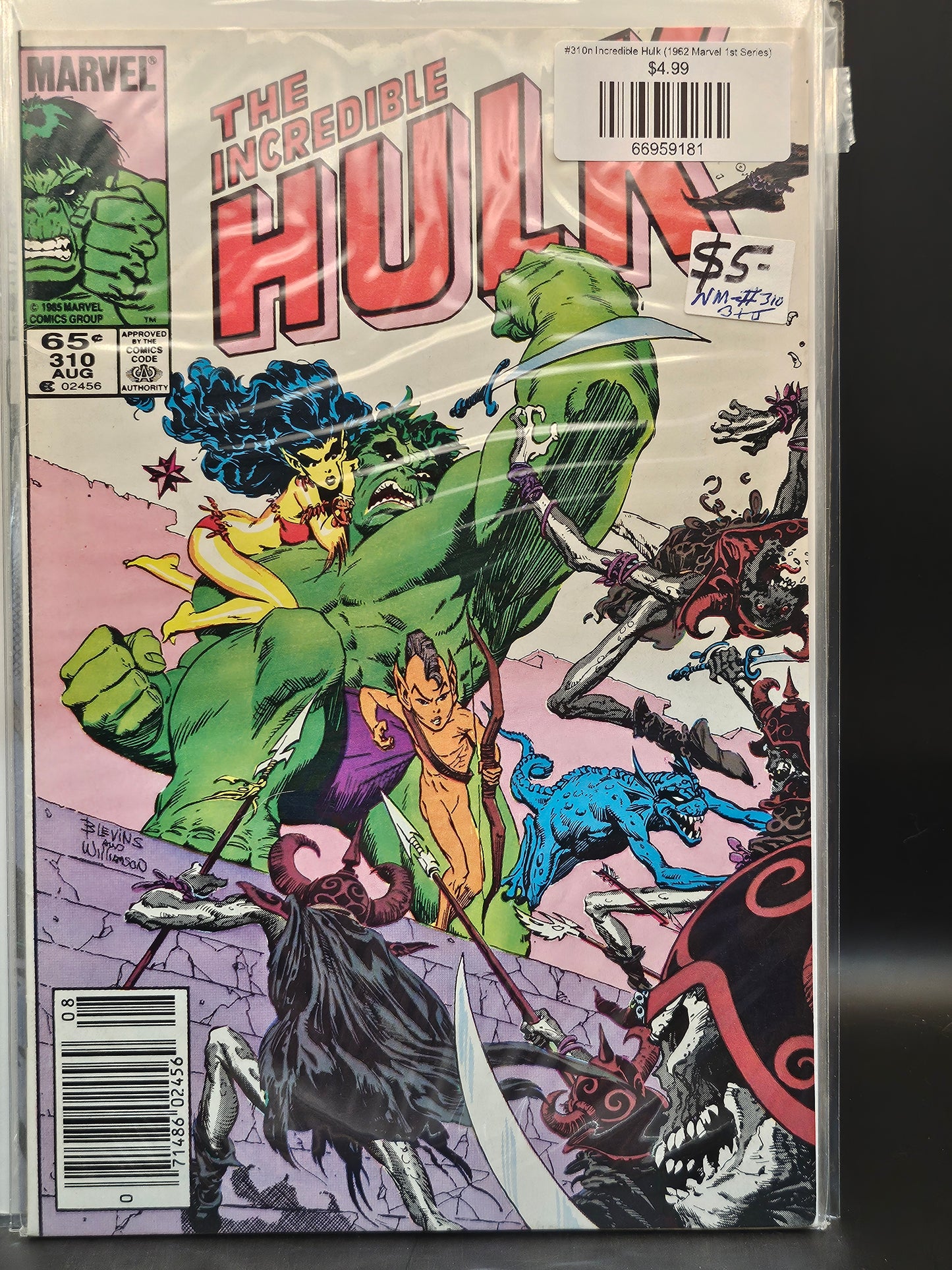 #310n Incredible Hulk (1962 Marvel 1st Series)