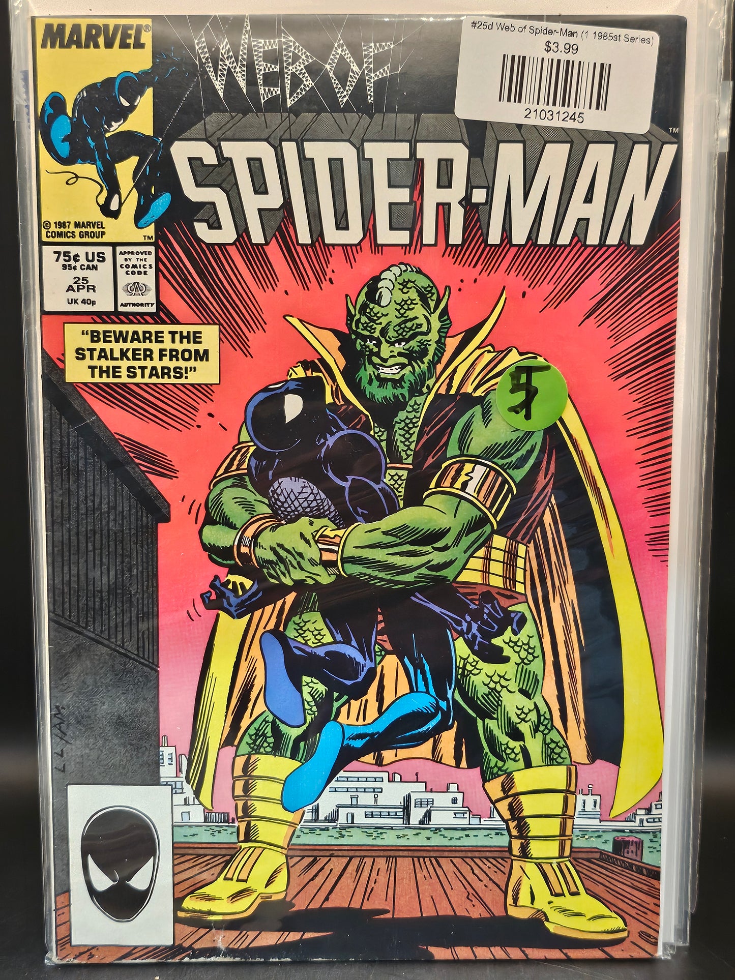 #25d Web of Spider-Man (1985 1st Series)