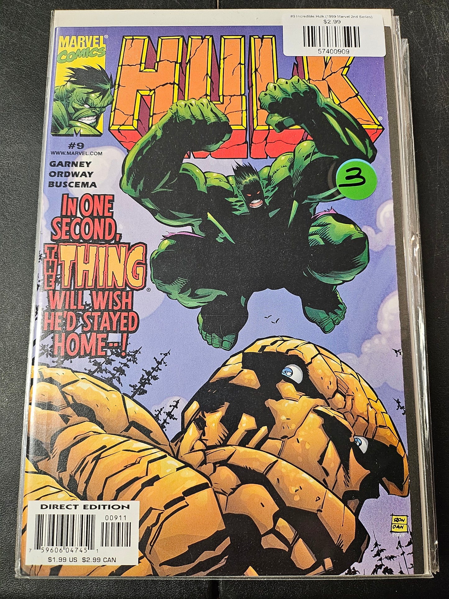 #9 Incredible Hulk (1999 Marvel 2nd Series)
