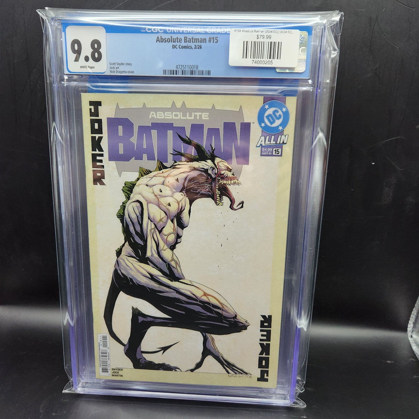 #15A Absolute Batman (2024 DC) (2024 DC) #15A $80 (9.8)