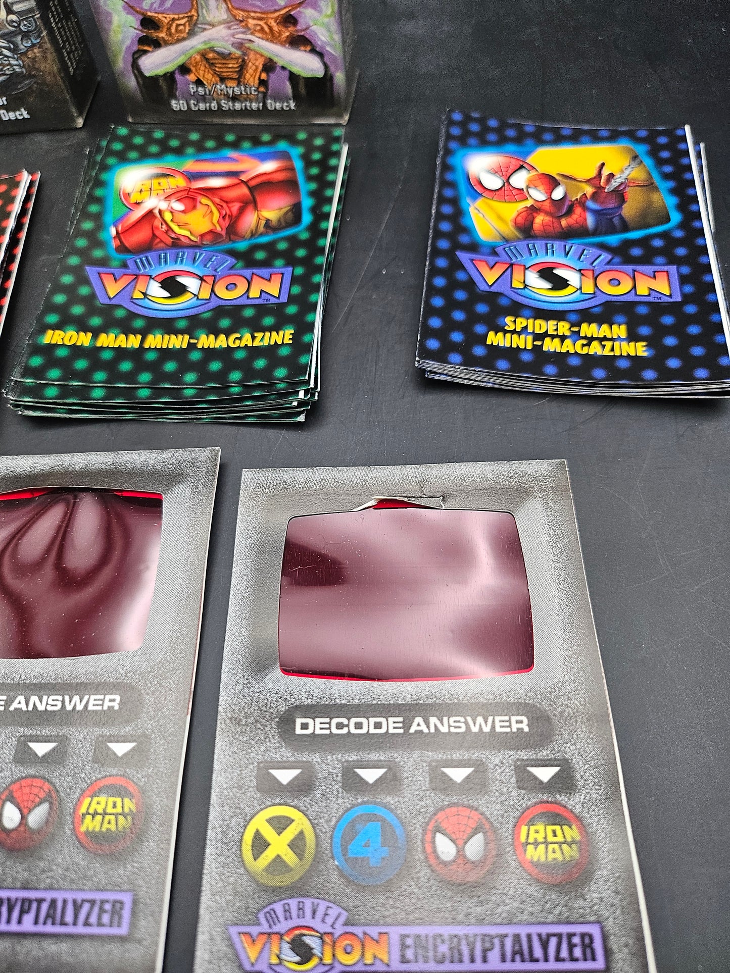 Ophidian 2 sealed decks Topps 2008 Clone Wars set 1-90 marvel vision encryptalyzer trading cards