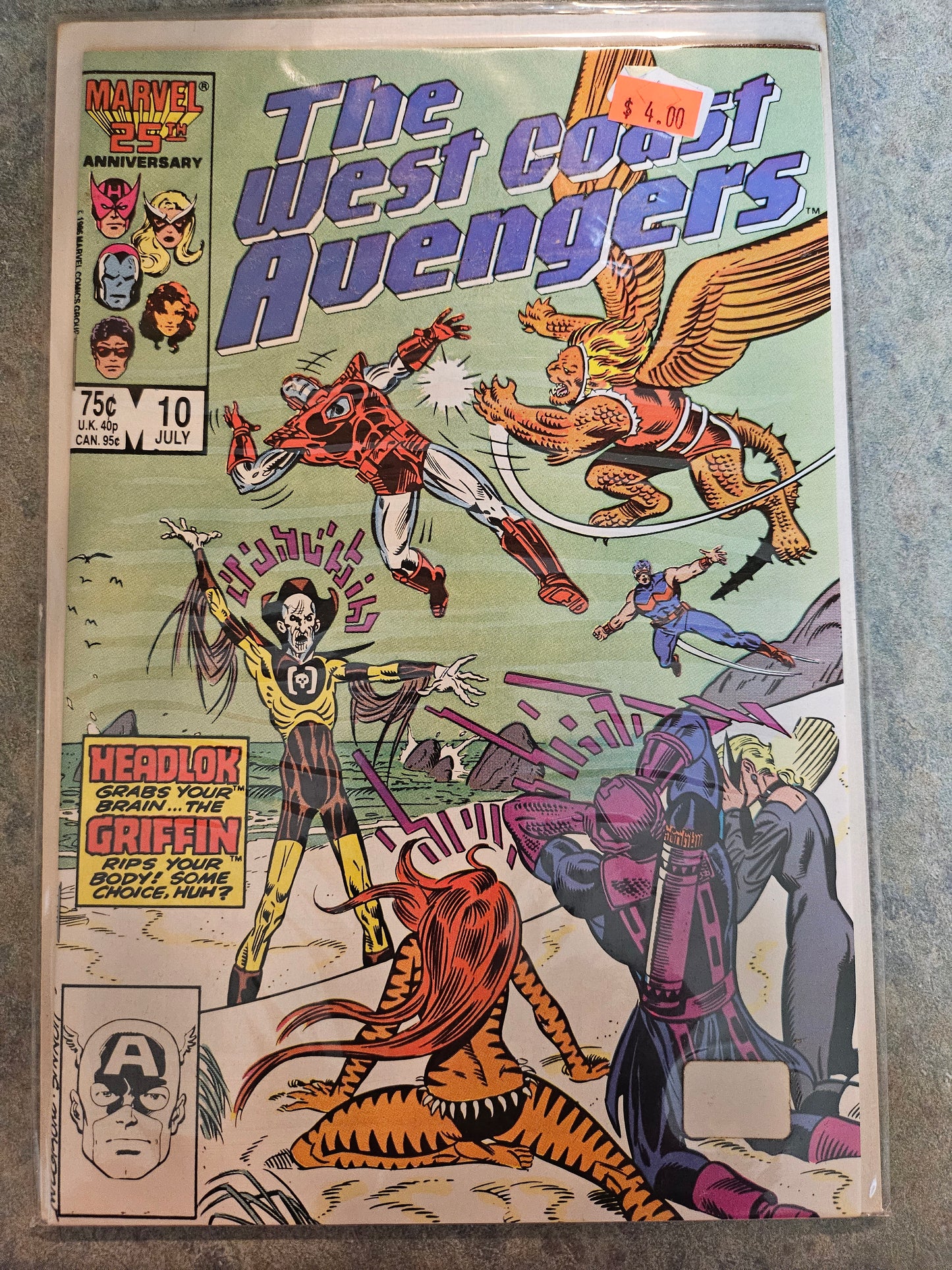 West Coast Avengers – Marvel Comics – (1985–1989) – Volume 2 – #10