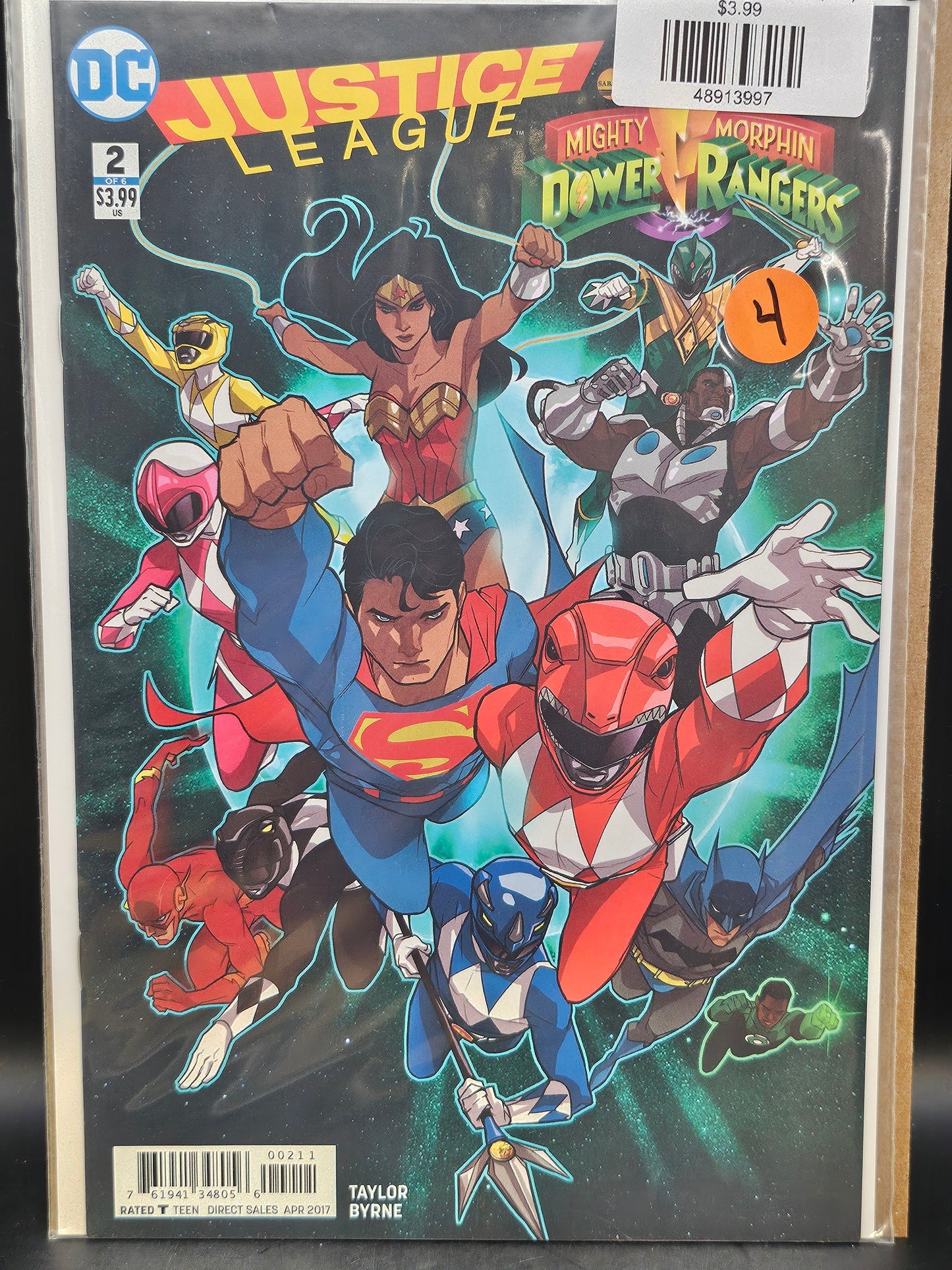#2 Justice League Power Rangers (2016)