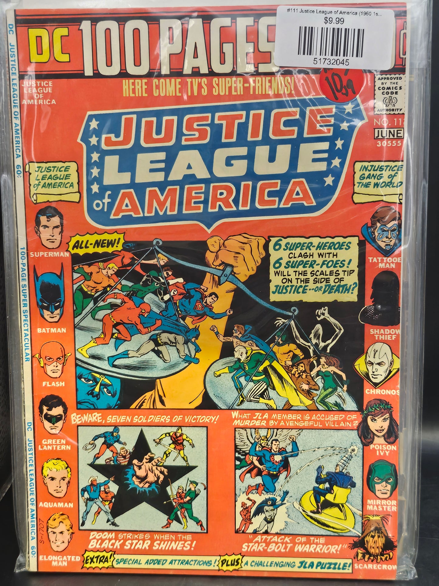 #111 Justice League of America (1960 1st Series)