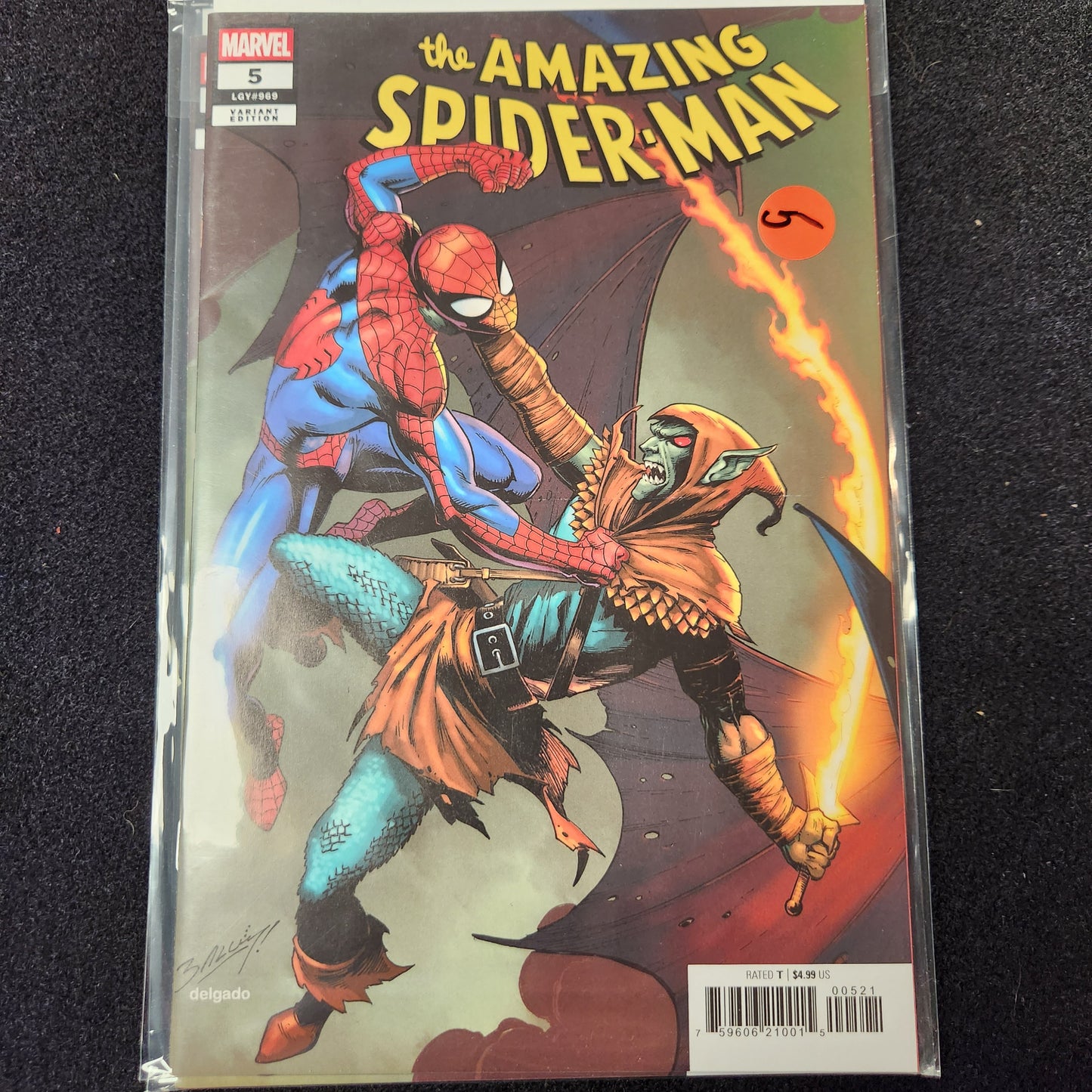 Amazing Spider-Man – Marvel Comics – (2025–Present) – Volume 7 – #5 - LGY #969 - Spoiler Variant - Cover 7 - Cover G