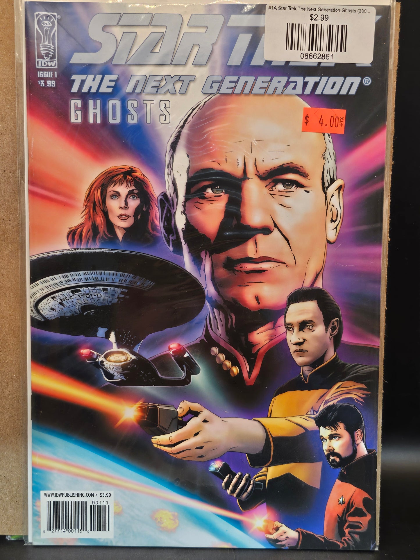 #1A Star Trek The Next Generation Ghosts (2009 IDW)
