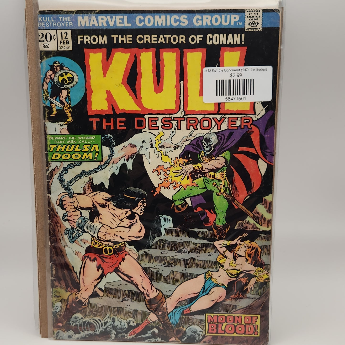 #12 Kull the Conqueror (1971 1st Series)