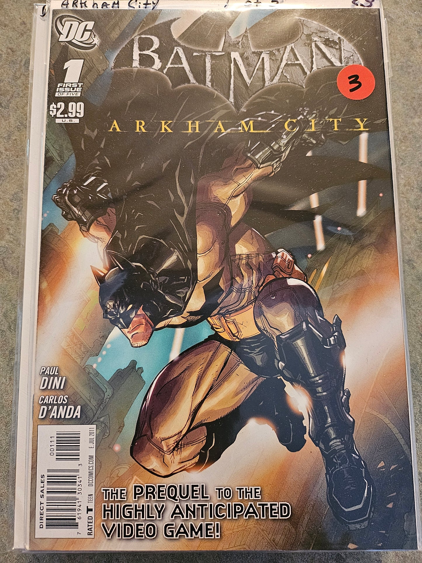 Batman: Arkham City – DC Comics – (2011) – Volume 1 – Limited Series – #1 of 5 - Cover A