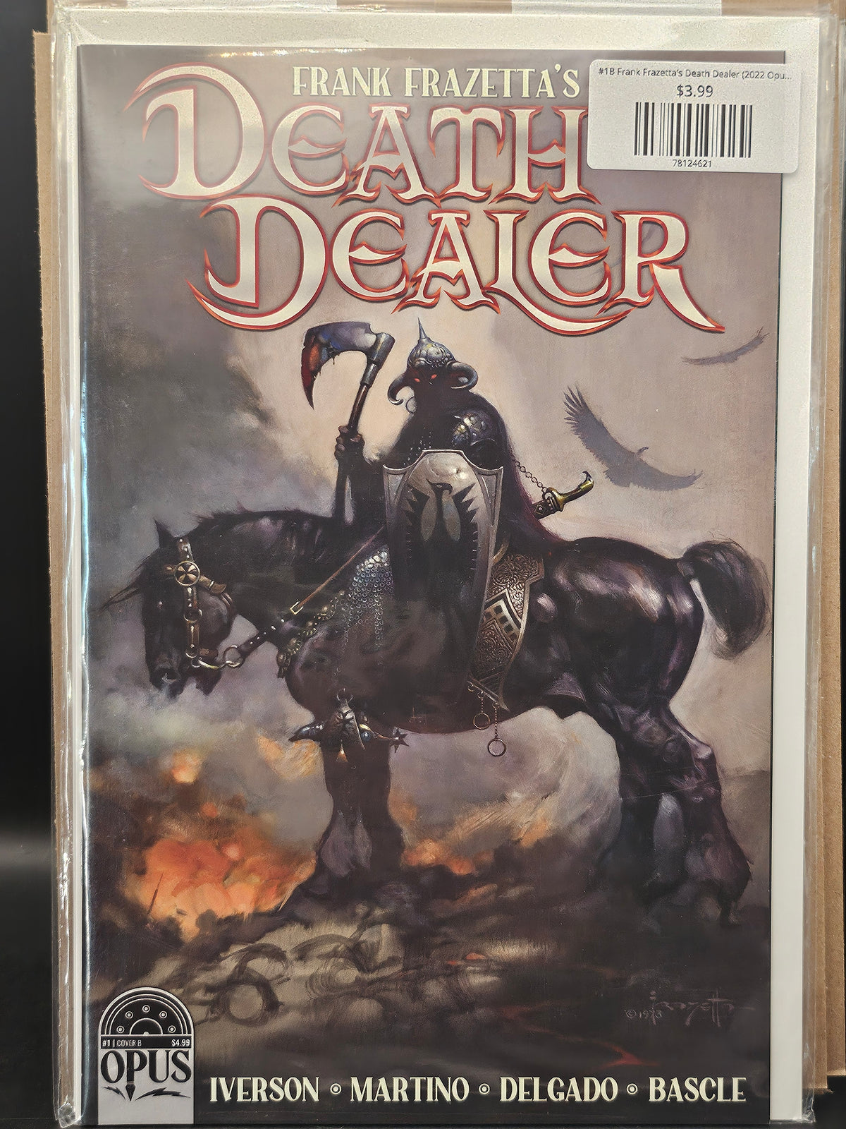 #1B Frank Frazetta's Death Dealer (2022 Opus Comics)