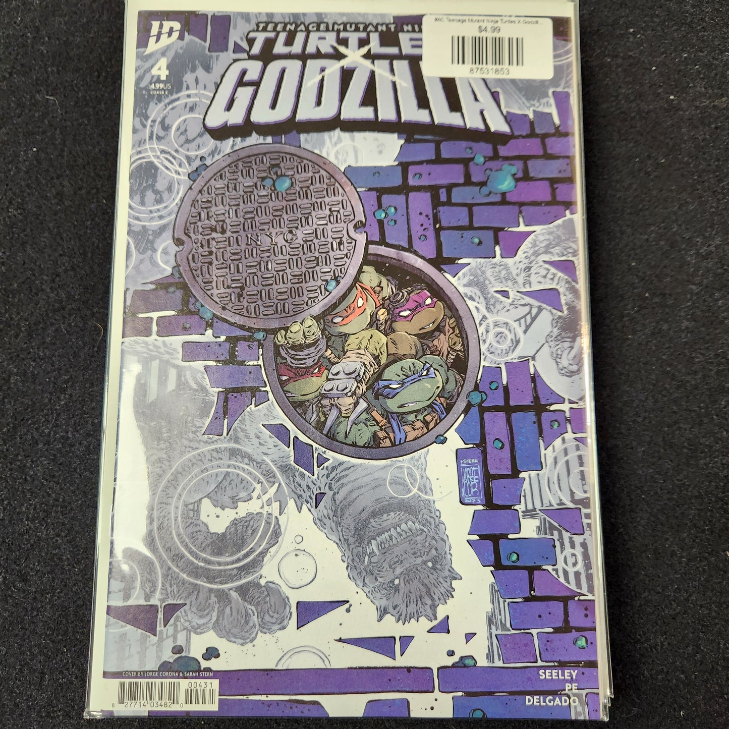 #4C Teenage Mutant Ninja Turtles X Godzilla (2025 IDW)