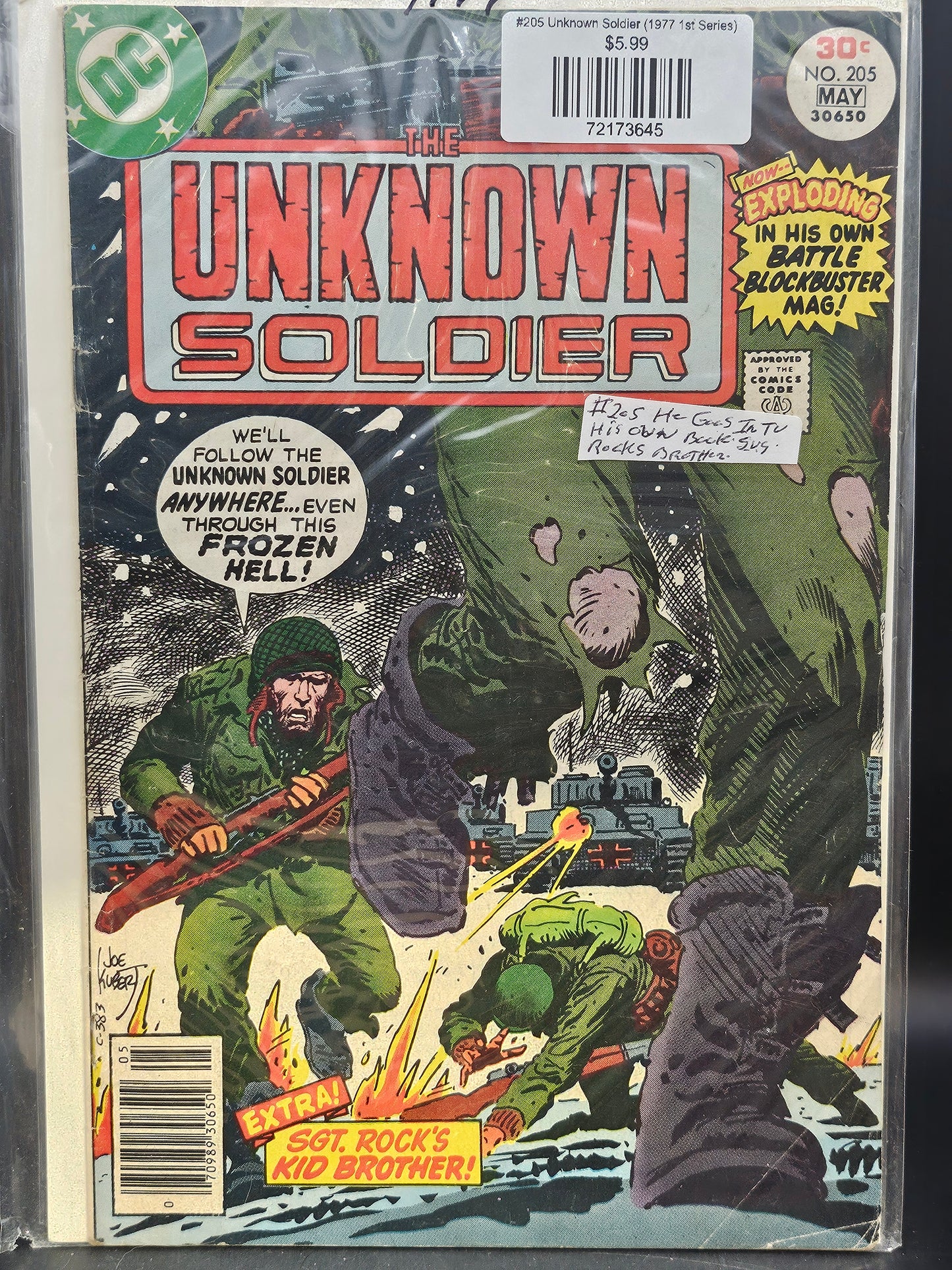 #205 Unknown Soldier (1977 1st Series)