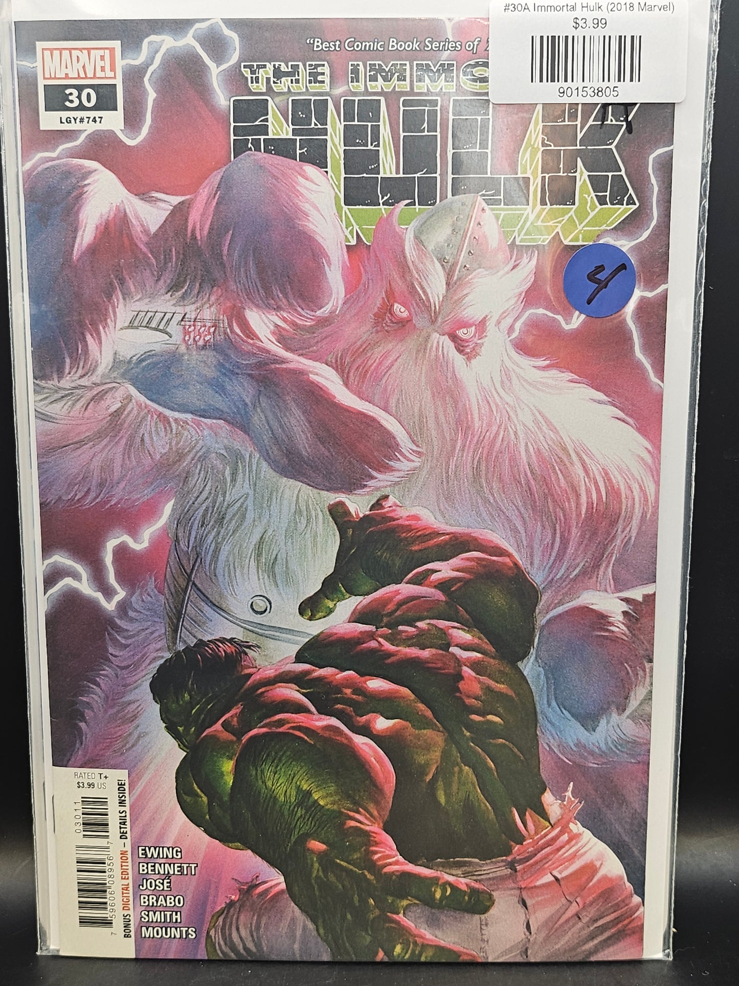 #30A Immortal Hulk (2018 Marvel)