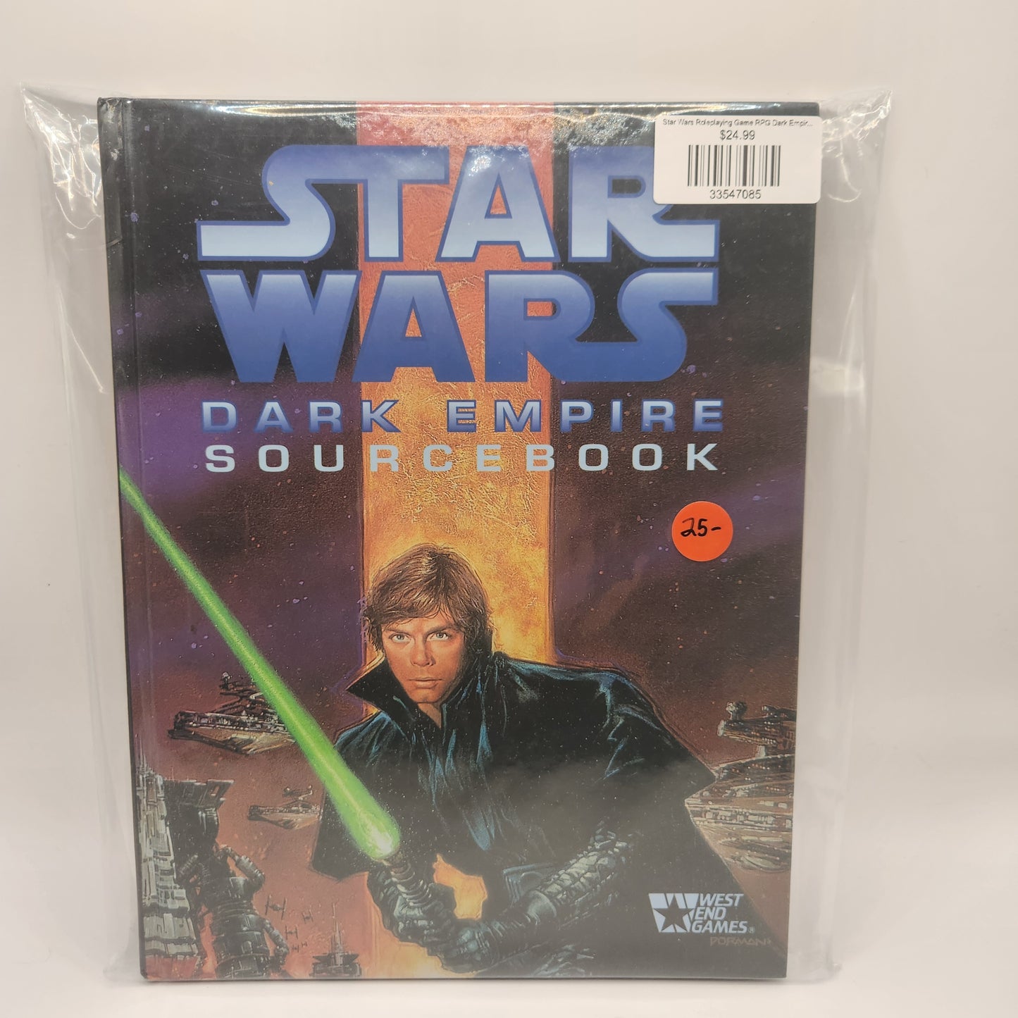 Star Wars Roleplaying Game RPG Dark Empire Sourcebook Hardcover 1993