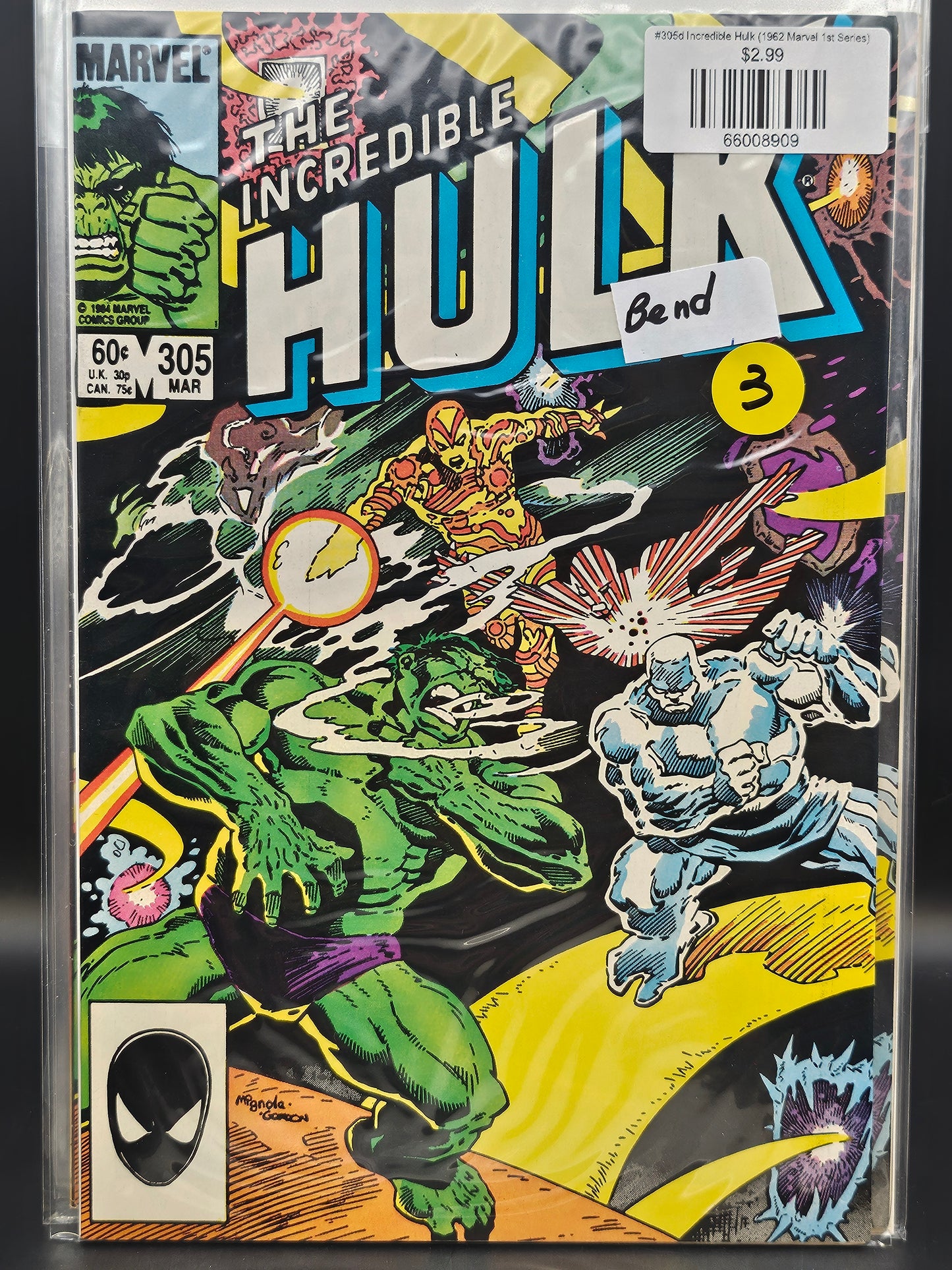 #305d Incredible Hulk (1962 Marvel 1st Series)