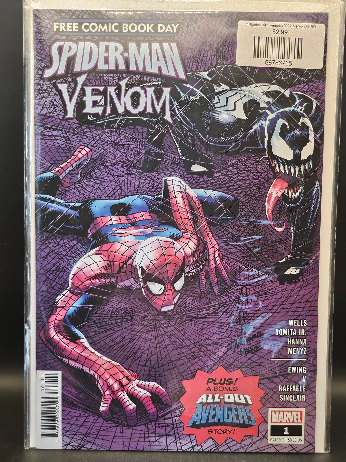 #1 Spider-Man Venom (2022 Marvel) FCBD