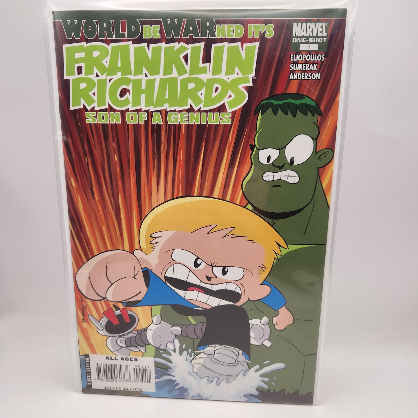 #1 - Franklin Richards World Be Warned (2007)