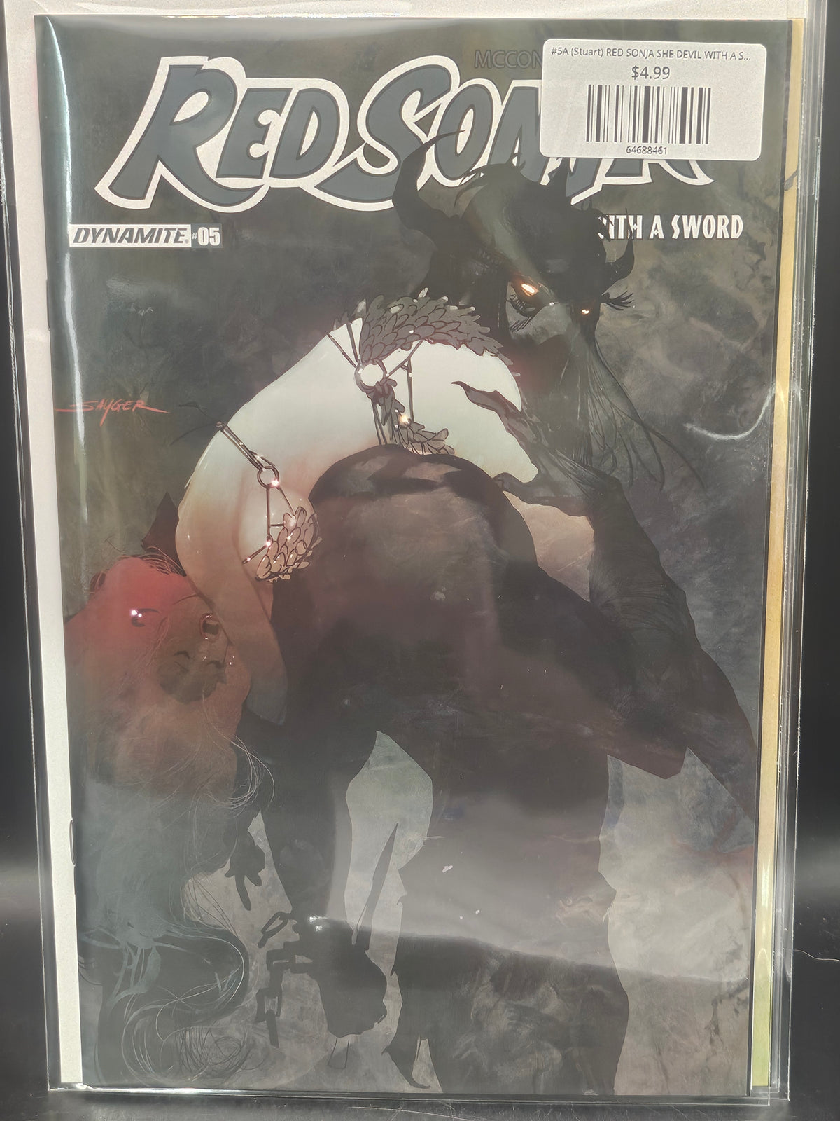 #5A (Stuart) RED SONJA SHE DEVIL WITH A SWORD (STUART SAYGER)