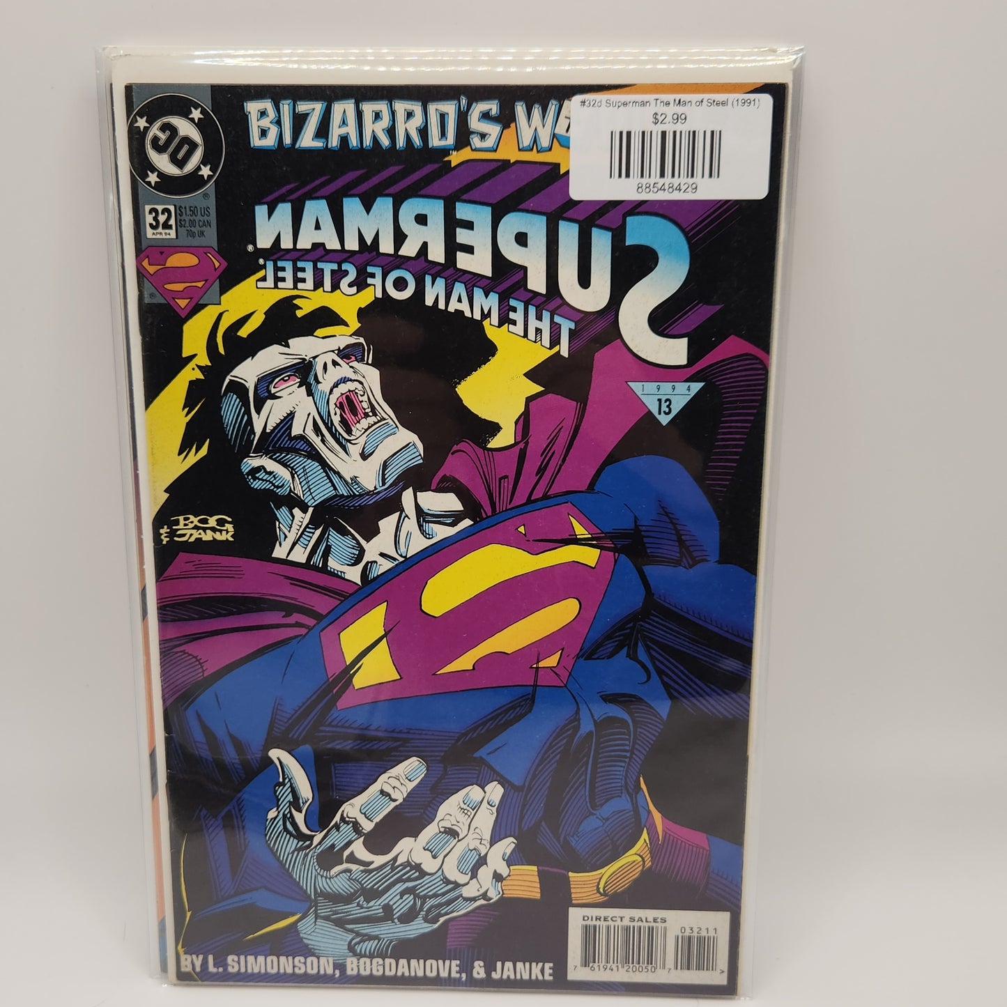 #32d Superman The Man of Steel (1991)