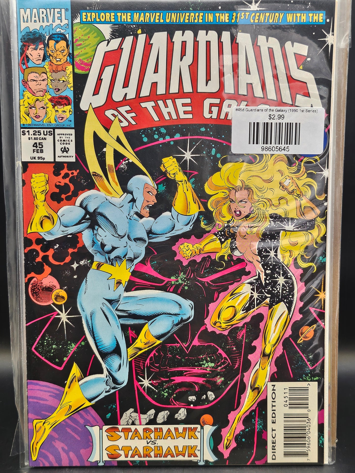 #45d Guardians of the Galaxy (1990 1st Series)
