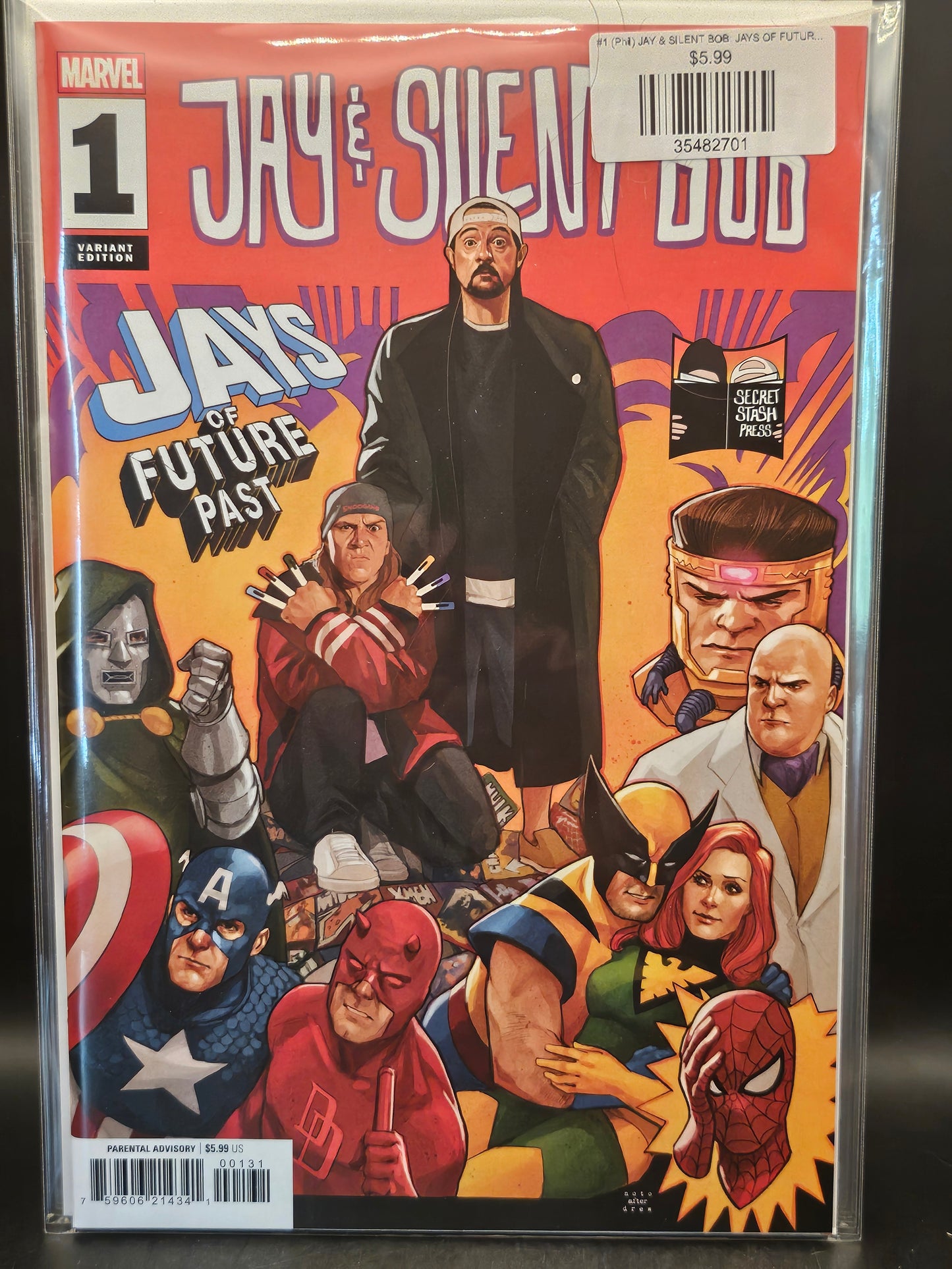 #1 (Phil) JAY & SILENT BOB: JAYS OF FUTURE PAST (PHIL NOTO HOMAGE VARIANT)
