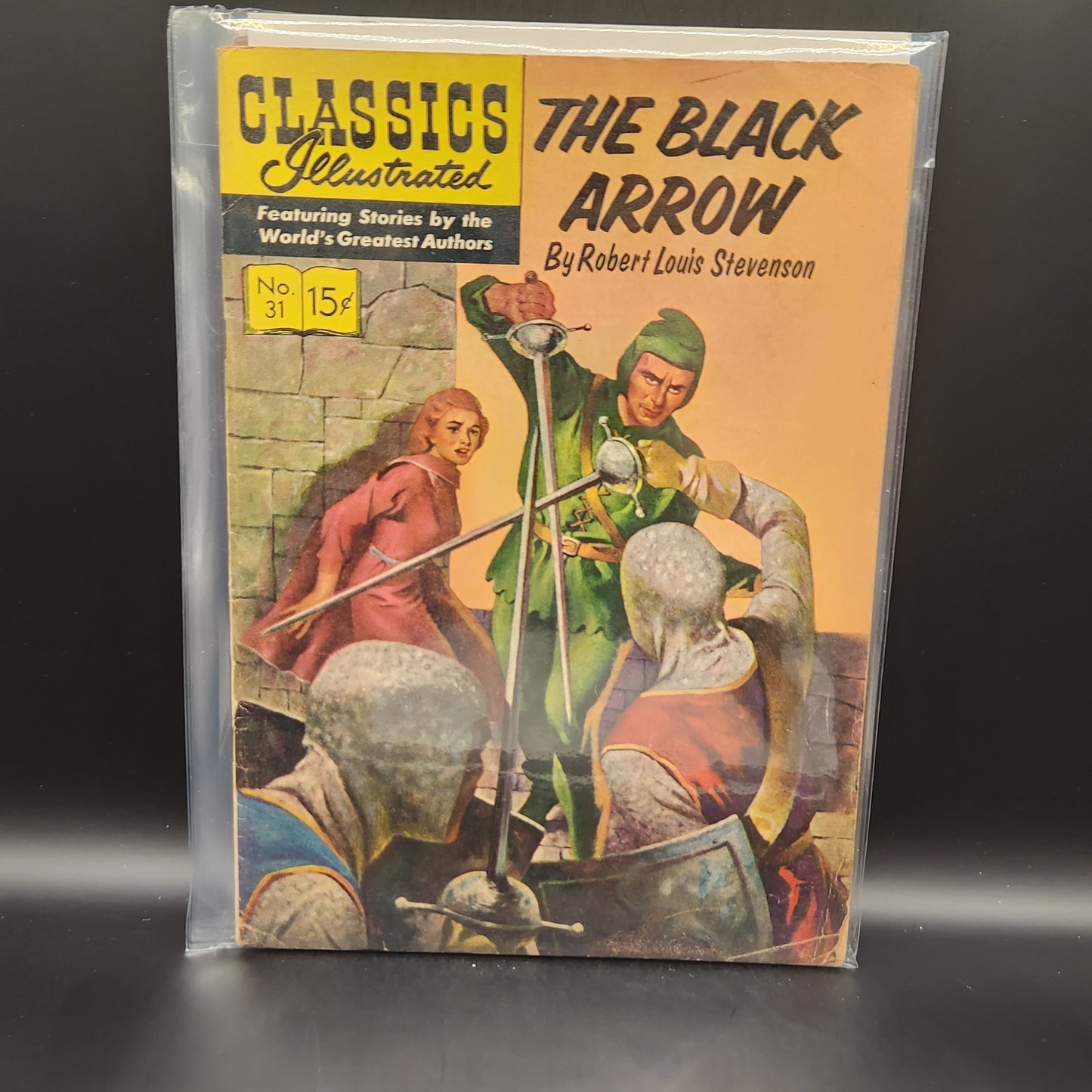 #7 Classics Illustrated 031 The Black Arrow (1946) : HRN 131