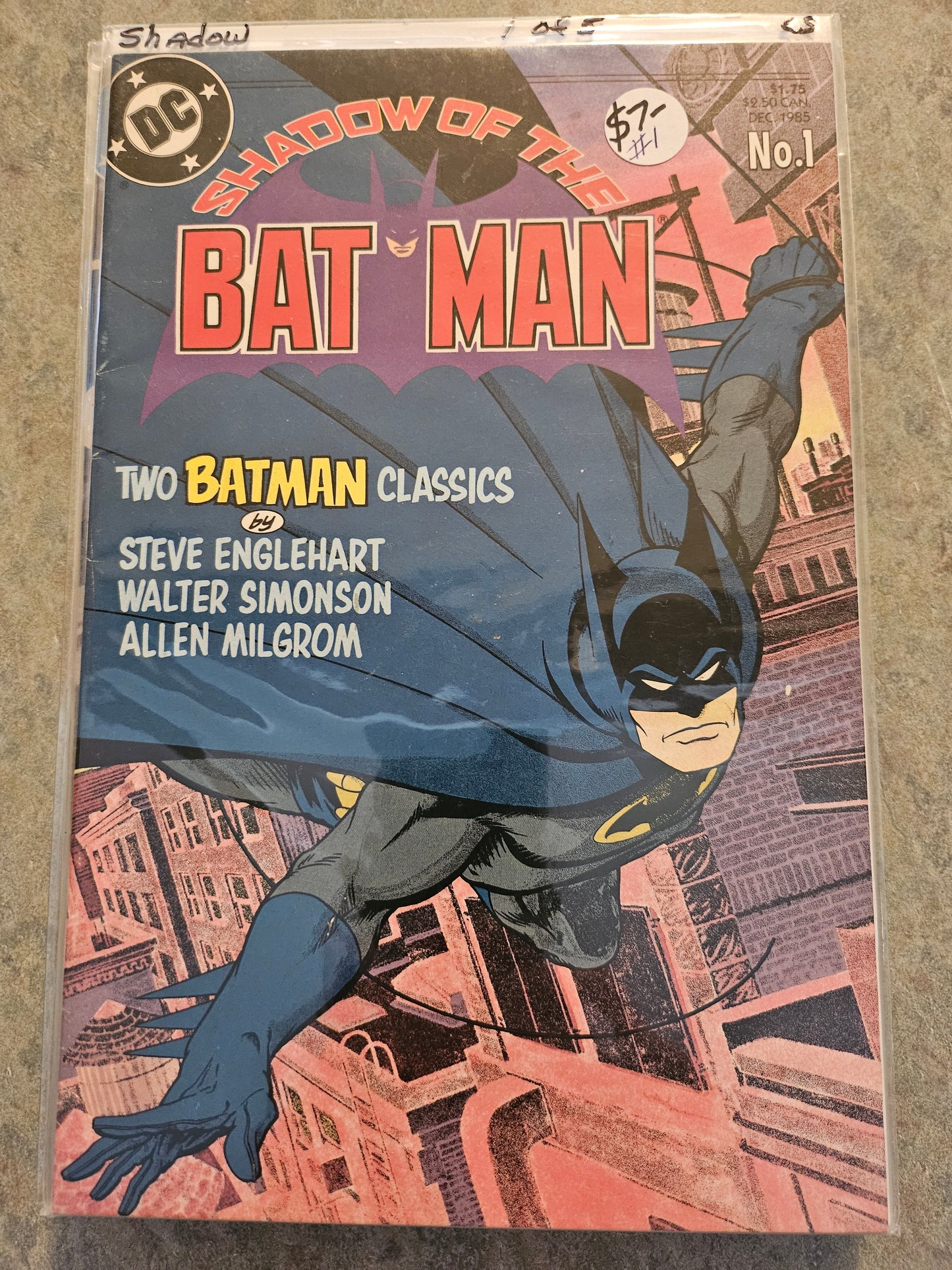 Shadow of the Batman – DC Comics – (1985–1986) – Volume 1 – Limited Series – #1 of 5