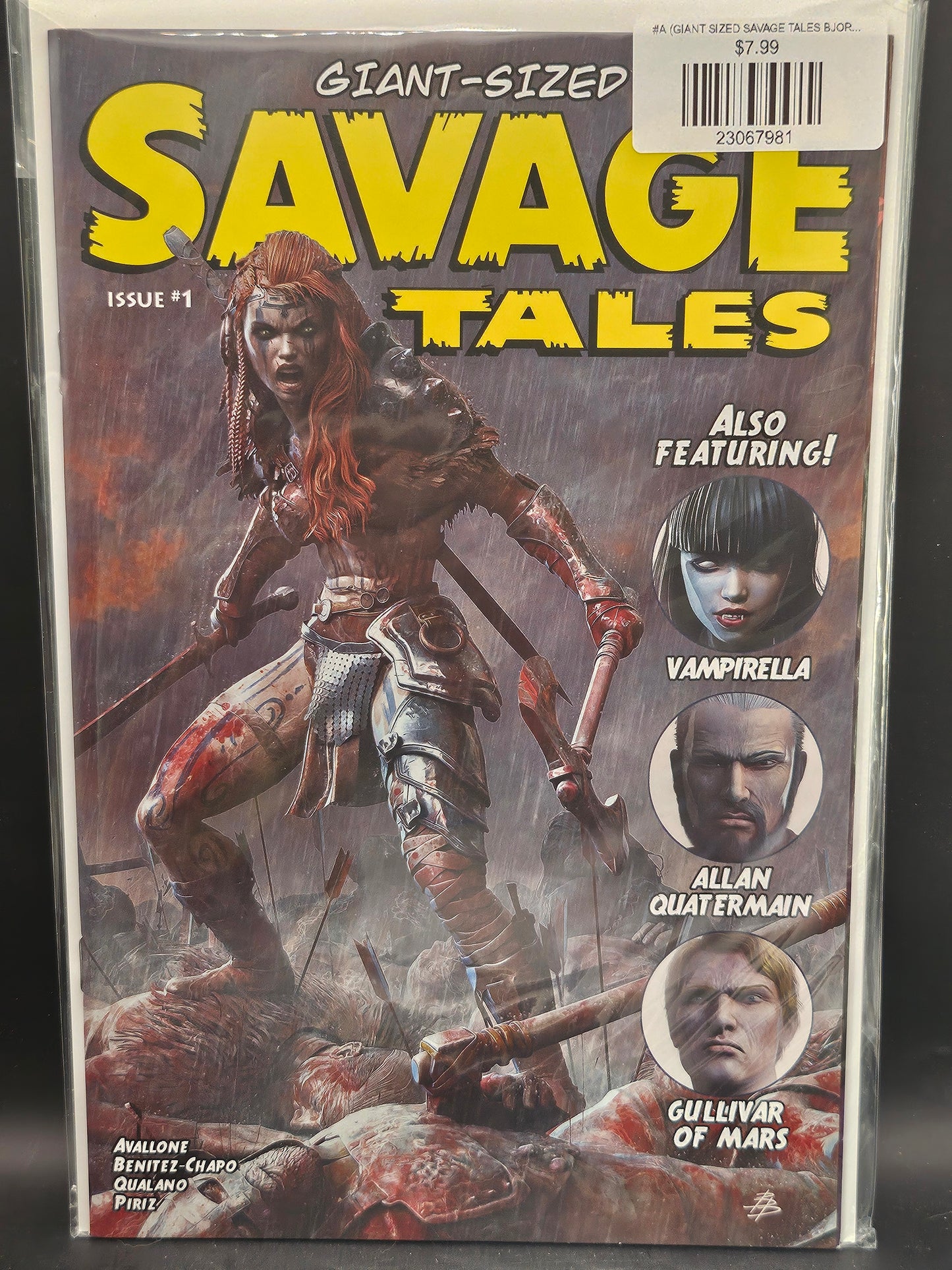 #A (GIANT SIZED SAVAGE TALES BJORN BARENDS RED SONJA) (ONE SHOT) GIANT SIZED SAVAGE TALES (ONE SHOT) CVR A BJORN BARENDS RED SONJA