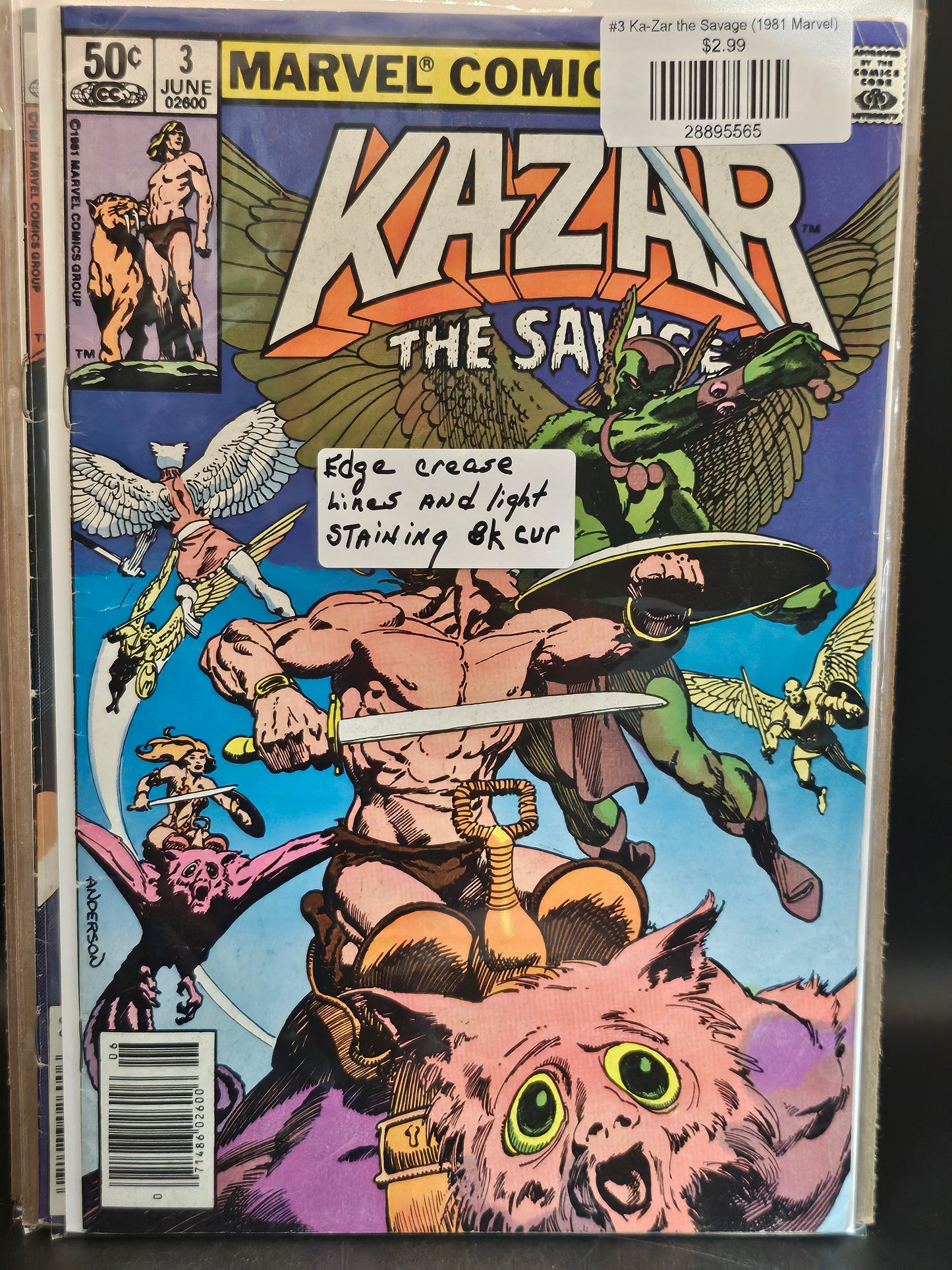 #3 Ka-Zar the Savage (1981 Marvel)