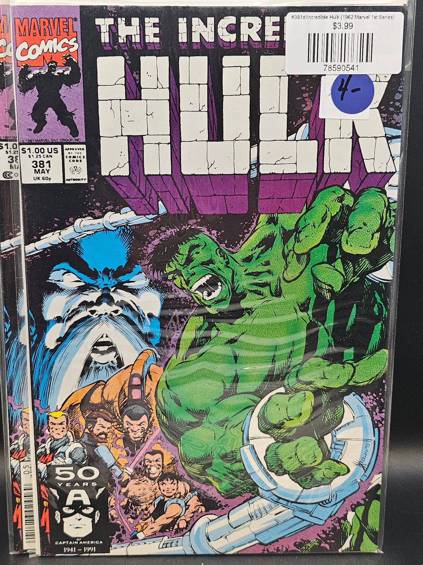 #381d Incredible Hulk (1962 Marvel 1st Series)