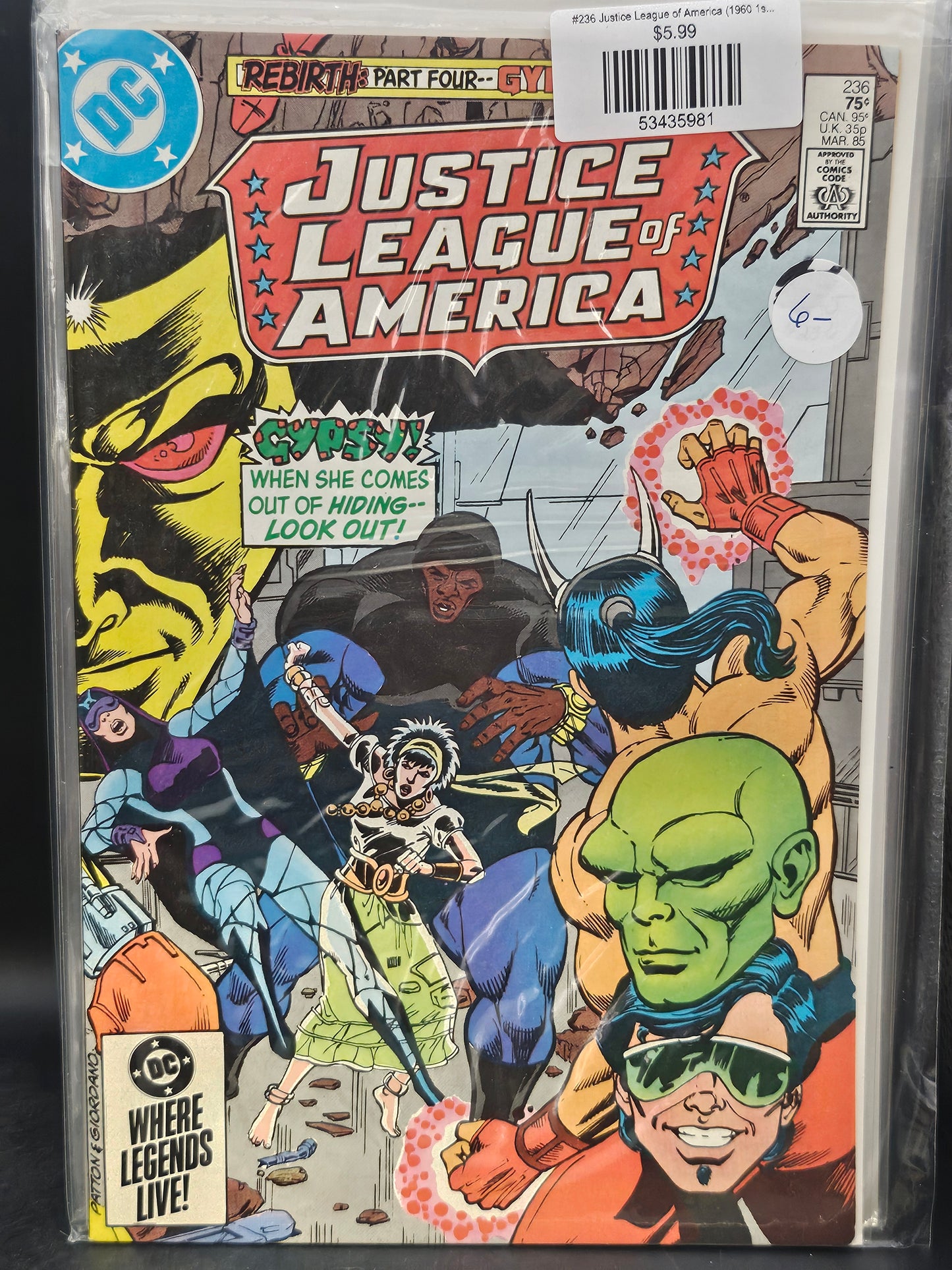 #236 Justice League of America (1960 1st Series)
