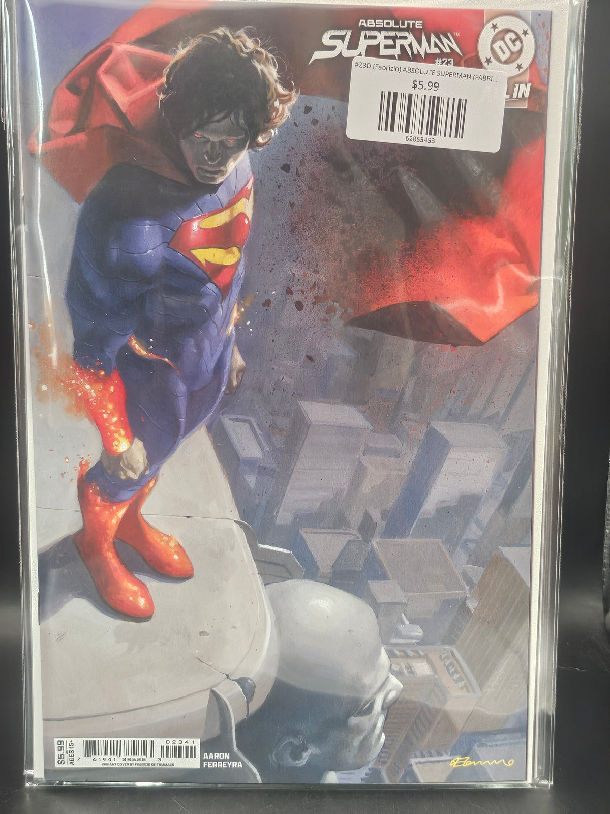 #23D (Fabrizio) ABSOLUTE SUPERMAN (FABRIZIO DE TOMMASO CARD STOCK VAR)