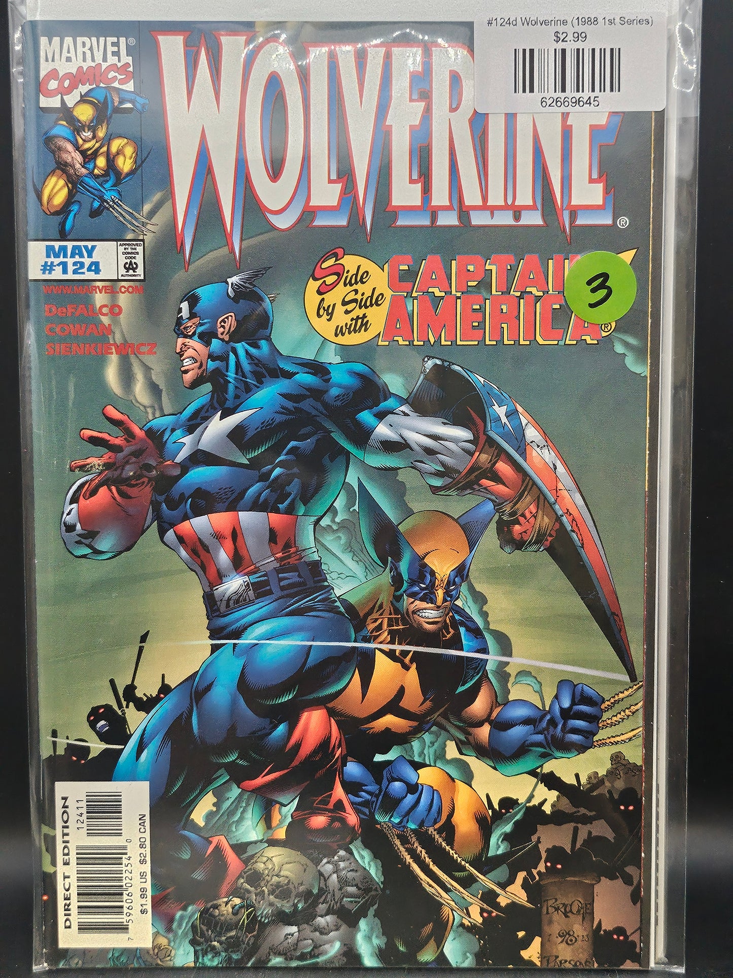 #124d Wolverine (1988 1st Series)