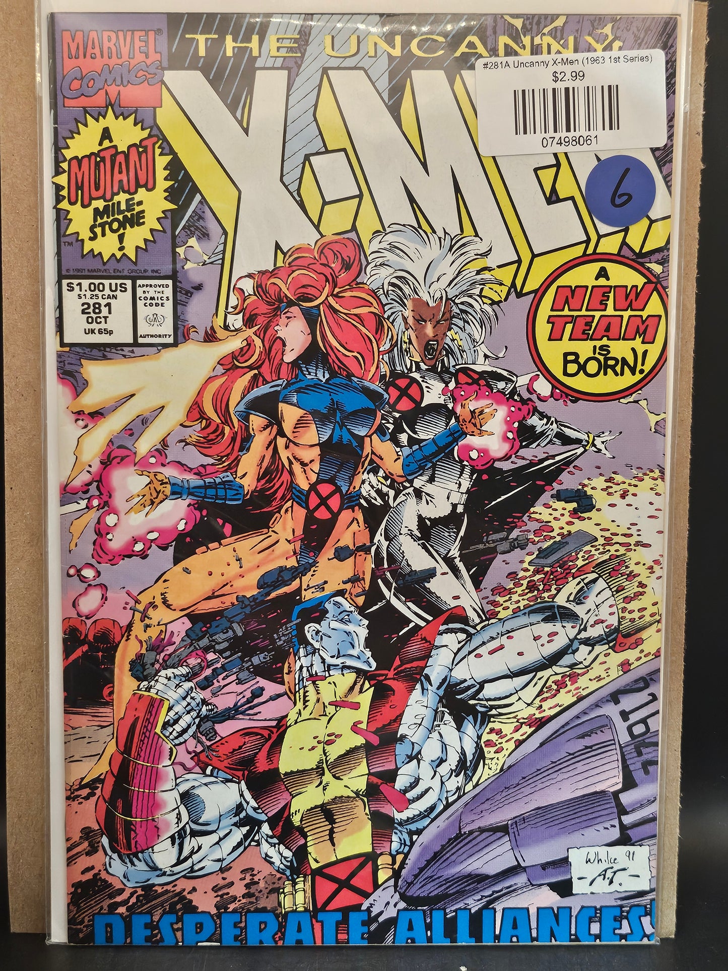 #281A Uncanny X-Men (1963 1st Series)