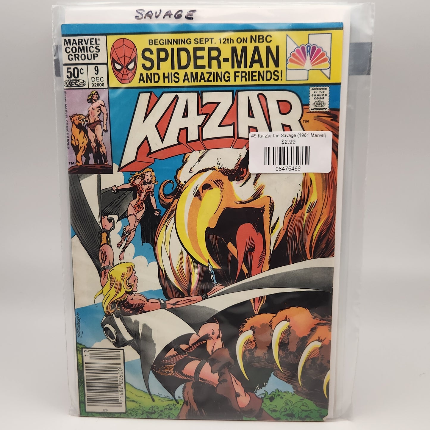 #9 Ka-Zar the Savage (1981 Marvel)