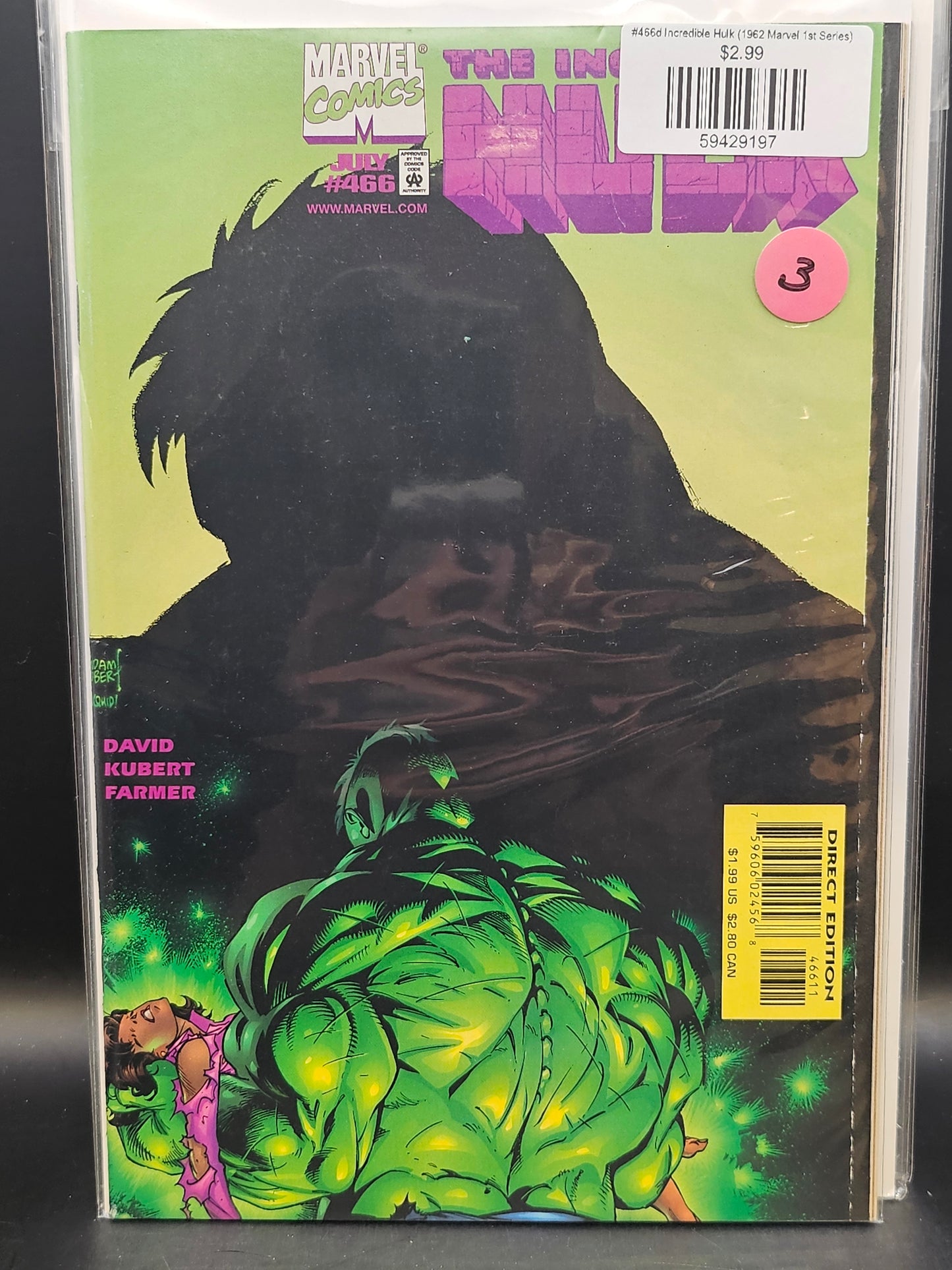 #466d Incredible Hulk (1962 Marvel 1st Series)