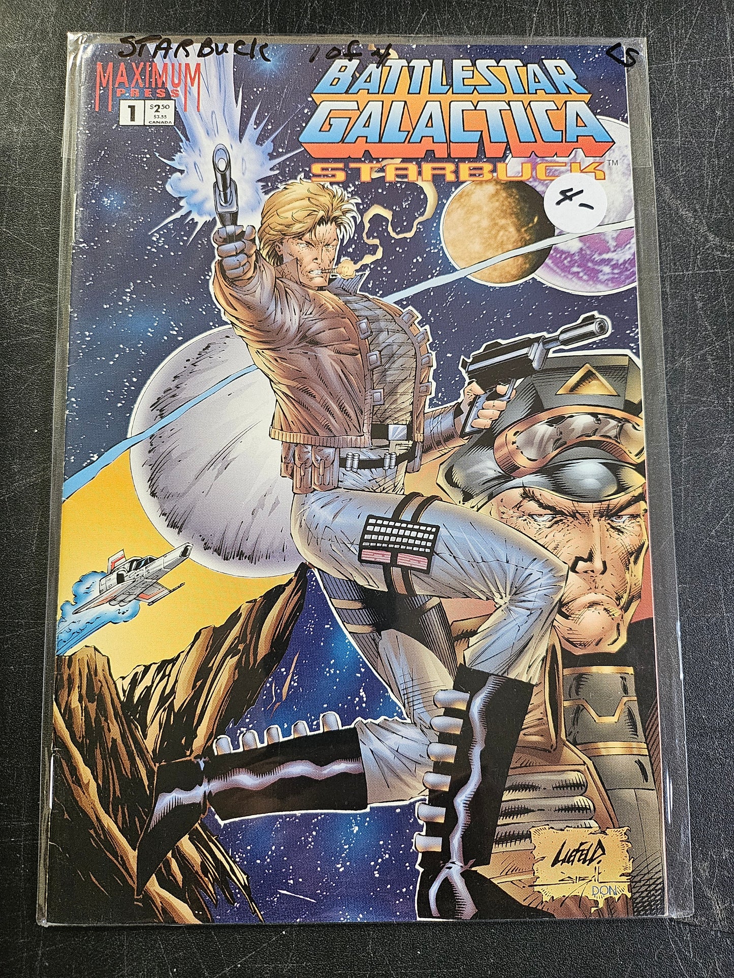 Battlestar Galactica: Starbuck – Maximum Press – (1995–1996) – Volume 1 – Limited Series - #1 of 4