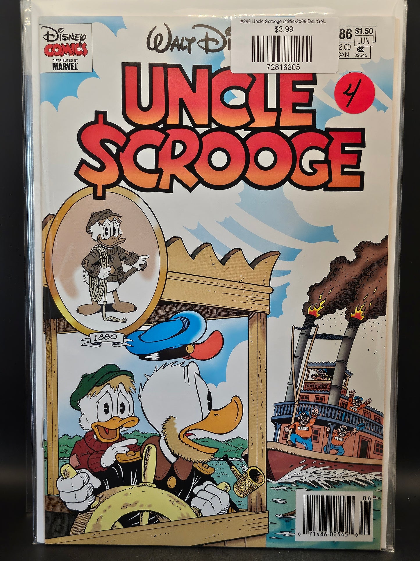 #286 Uncle Scrooge (1954-2008 Dell/Gold Key/Gladstone/Gemstone)