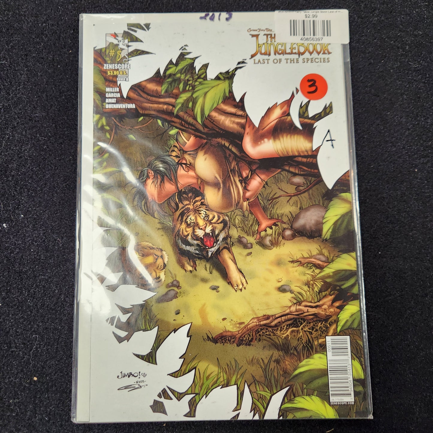 #5A Grimm Fairy Tales Jungle Book Last of the Species (2013 Zenescope)