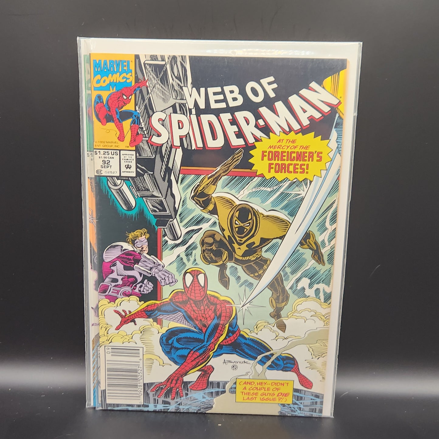 #92N Web of Spider-Man (1985 1st Series)
