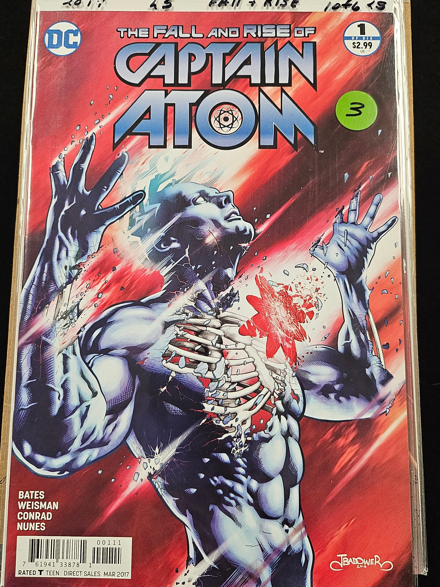 The Fall and Rise of Captain Atom – DC Comics – 2017 – Volume 1 – Limited Series – #1 of 6 - Cover A