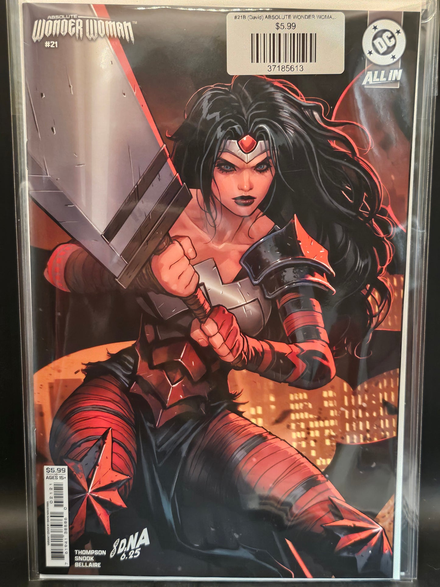 #21B (David) ABSOLUTE WONDER WOMAN (DAVID NAKAYAMA CONNECTING CARD STOCK VAR)