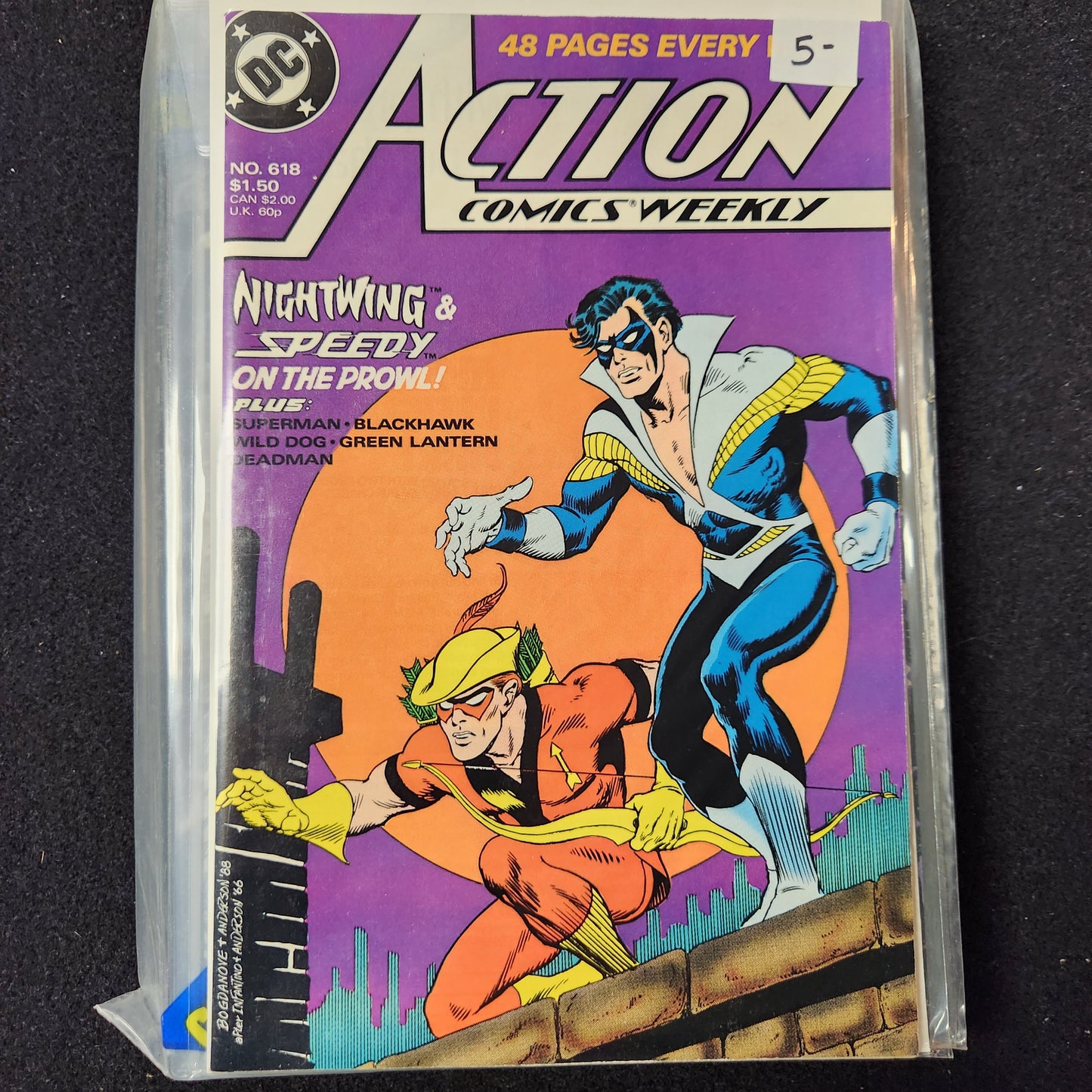 Action Comics #618 - Nightwing and Speedy (DC 1988)