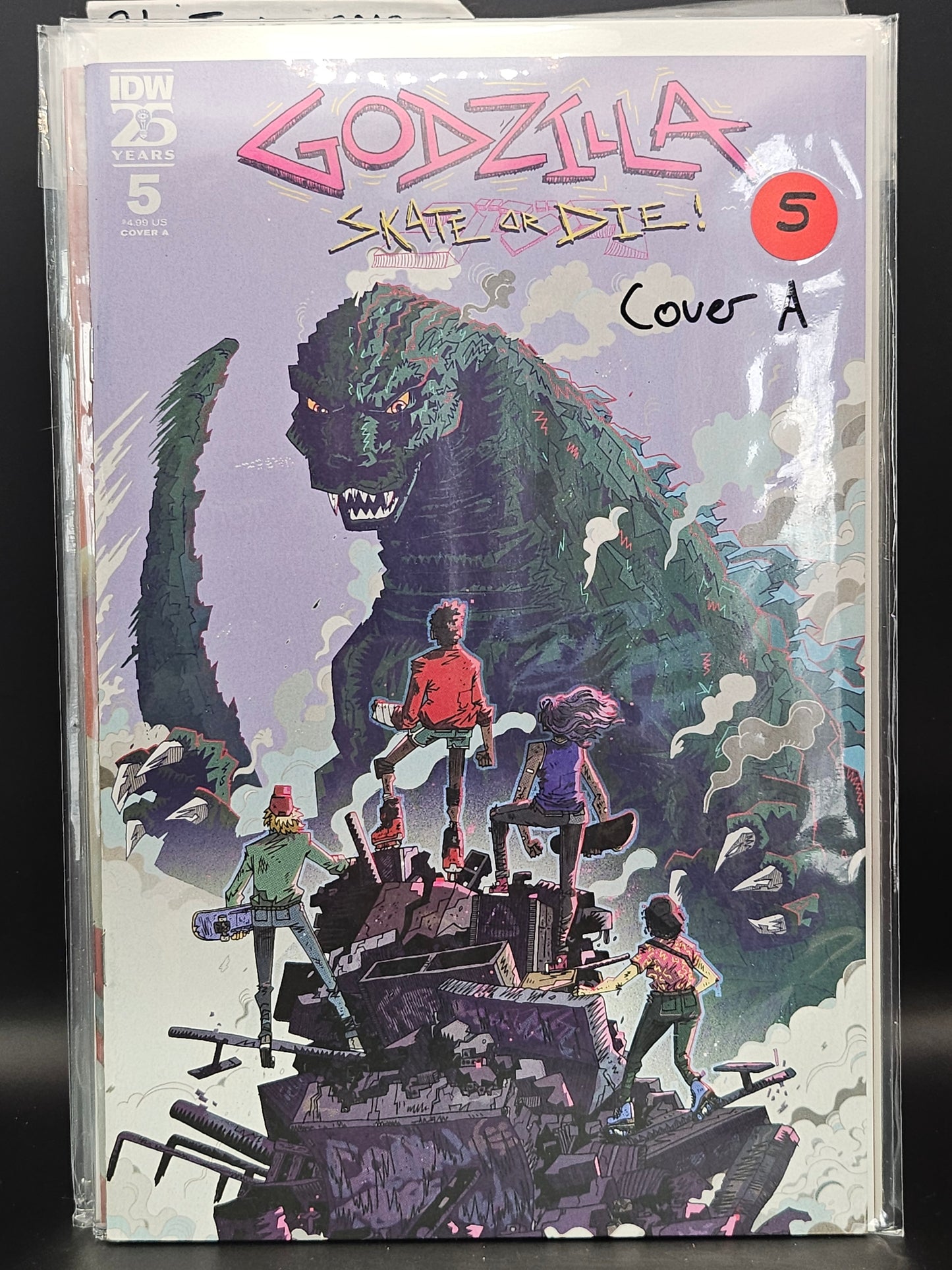 #5 Cover A - Godzilla Skate or Die (2024 IDW)