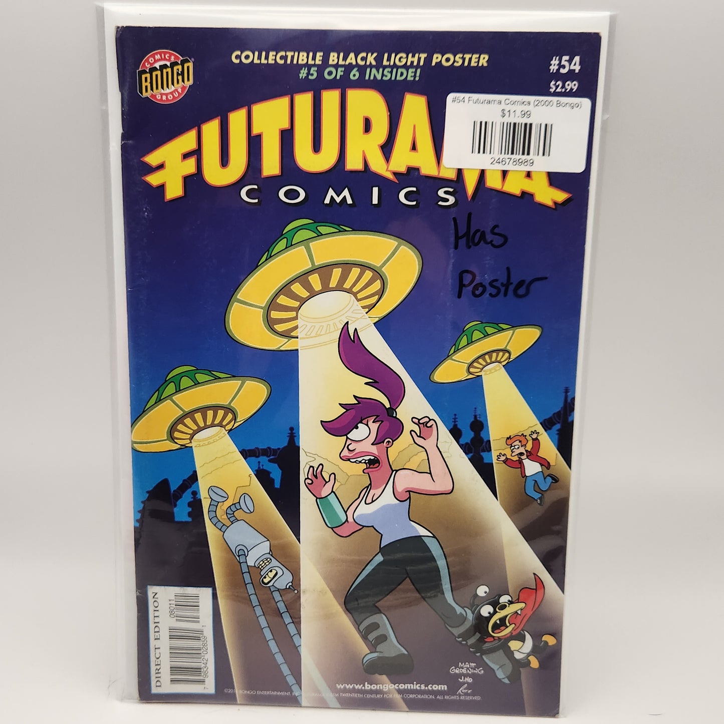 #54 Futurama Comics (2000 Bongo)