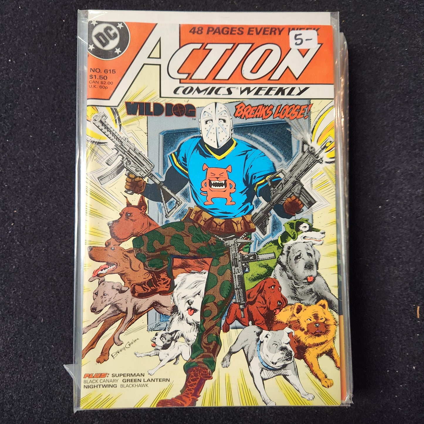 Action Comics #615 - Wild Dog Breaks Loose (DC 1988)