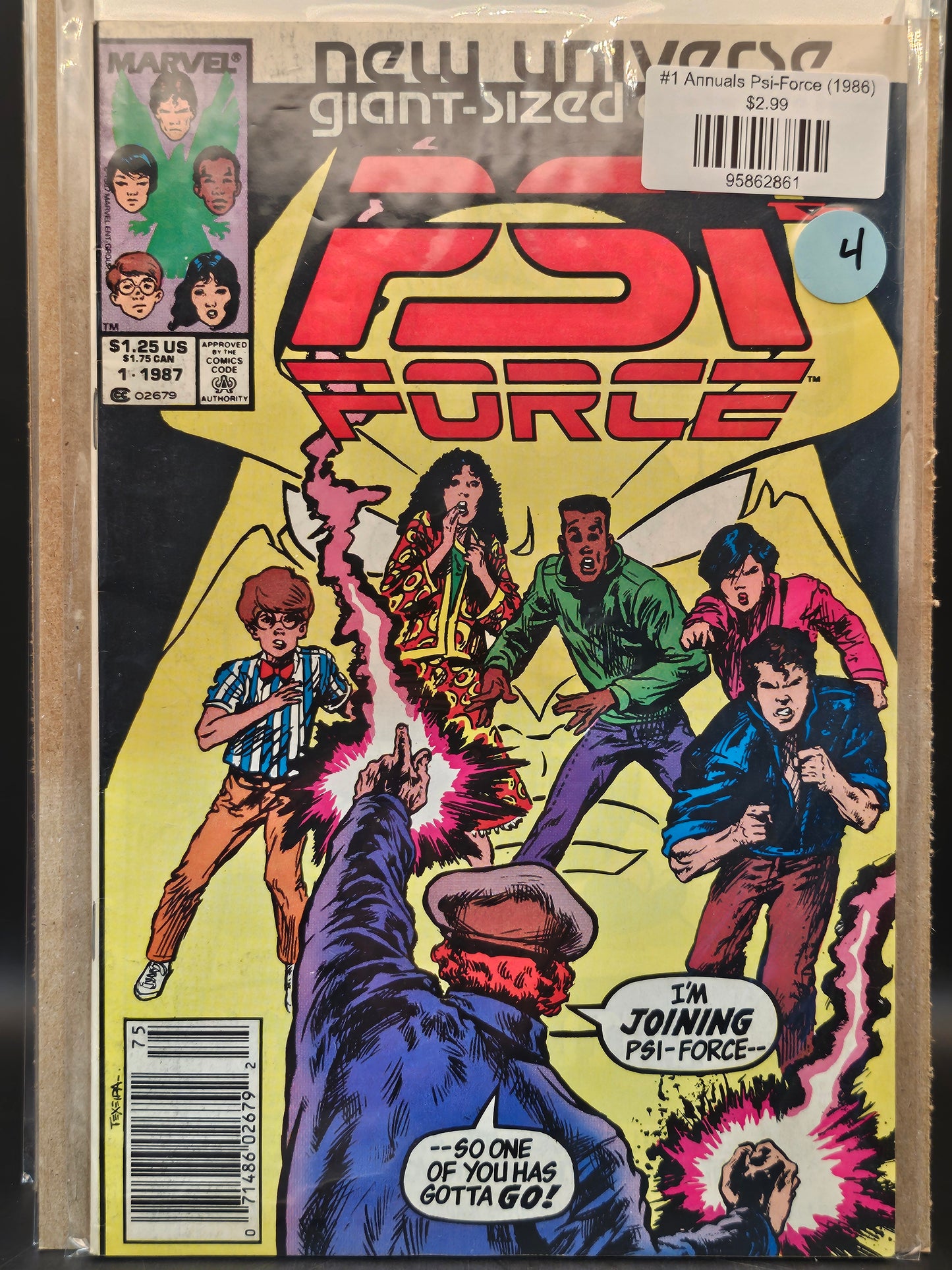 #1 Annuals Psi-Force (1986)