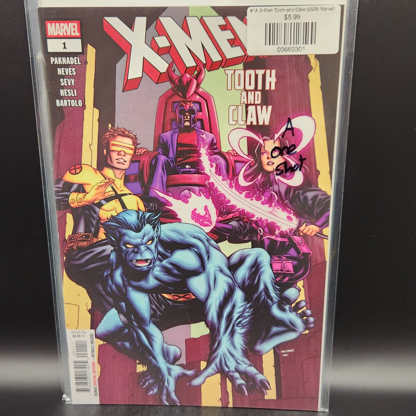 #1A X-Men Tooth and Claw (2025 Marvel)