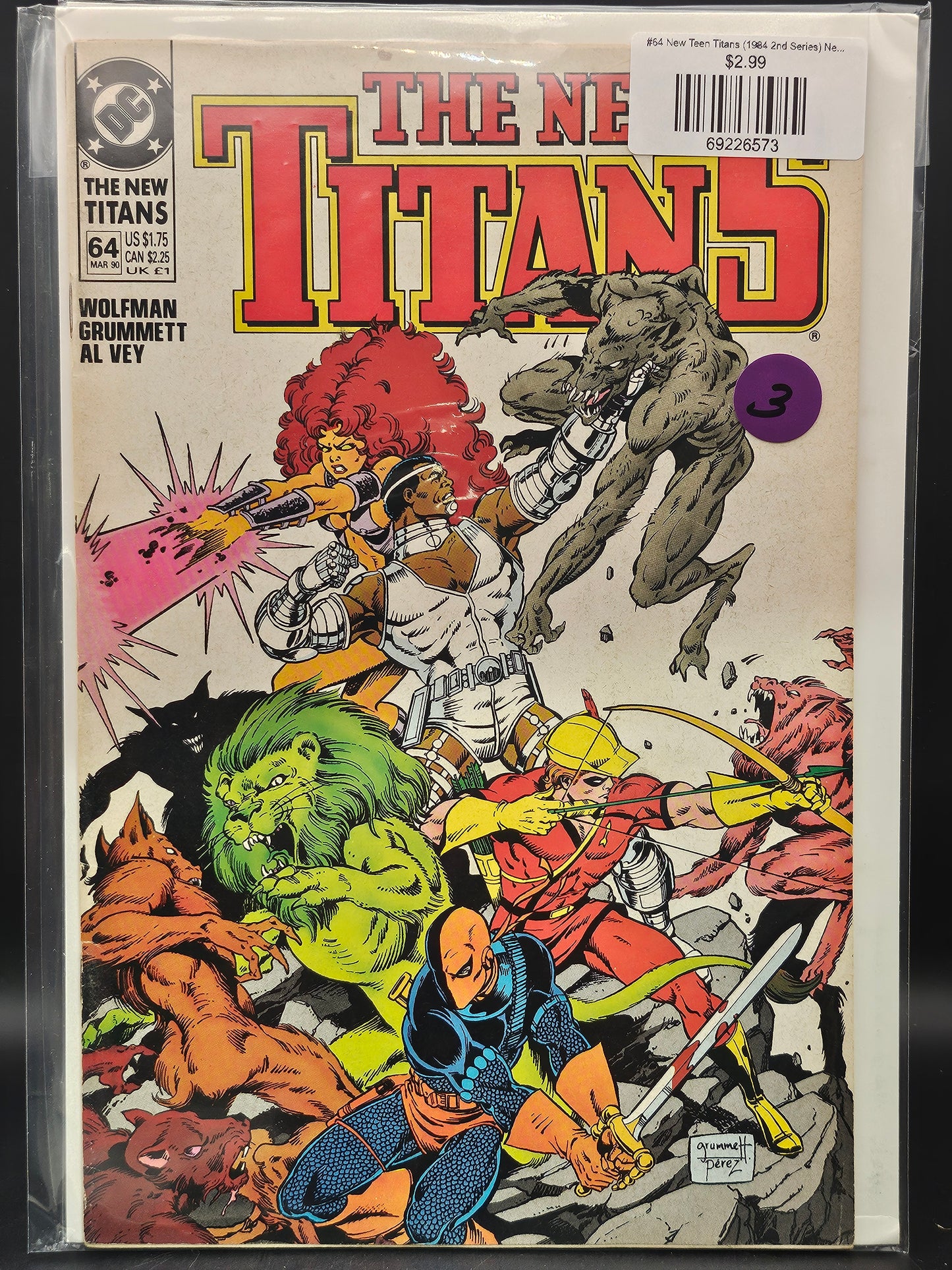 #64 New Teen Titans (1984 2nd Series) New Titans
