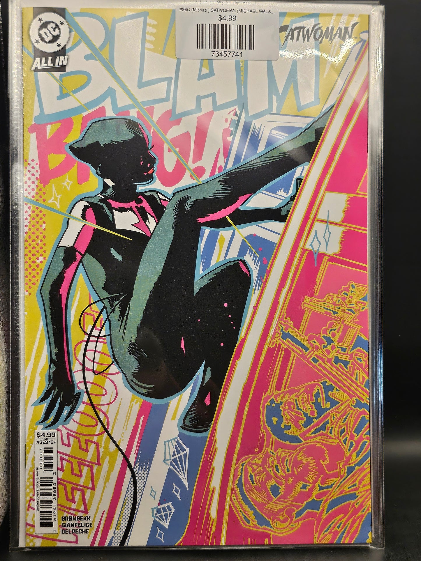 #88C (Michael) CATWOMAN (MICHAEL WALSH CARD STOCK VAR)