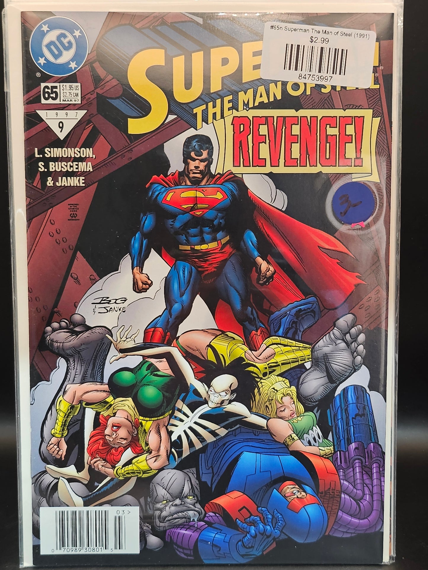 #65n Superman The Man of Steel (1991)